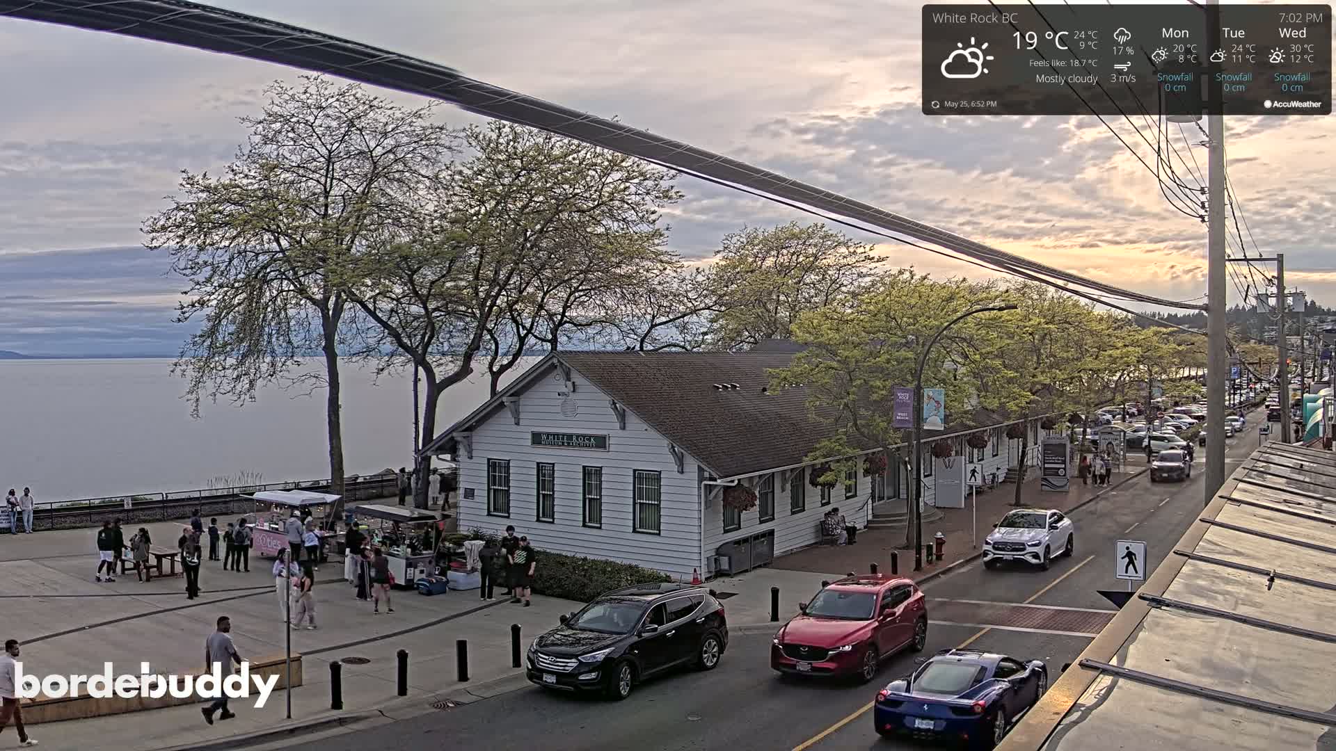 White Rock City Museum & Boundary Bay View Live Cam - White Rock, Metro Vancouver, British Columbia, Canada