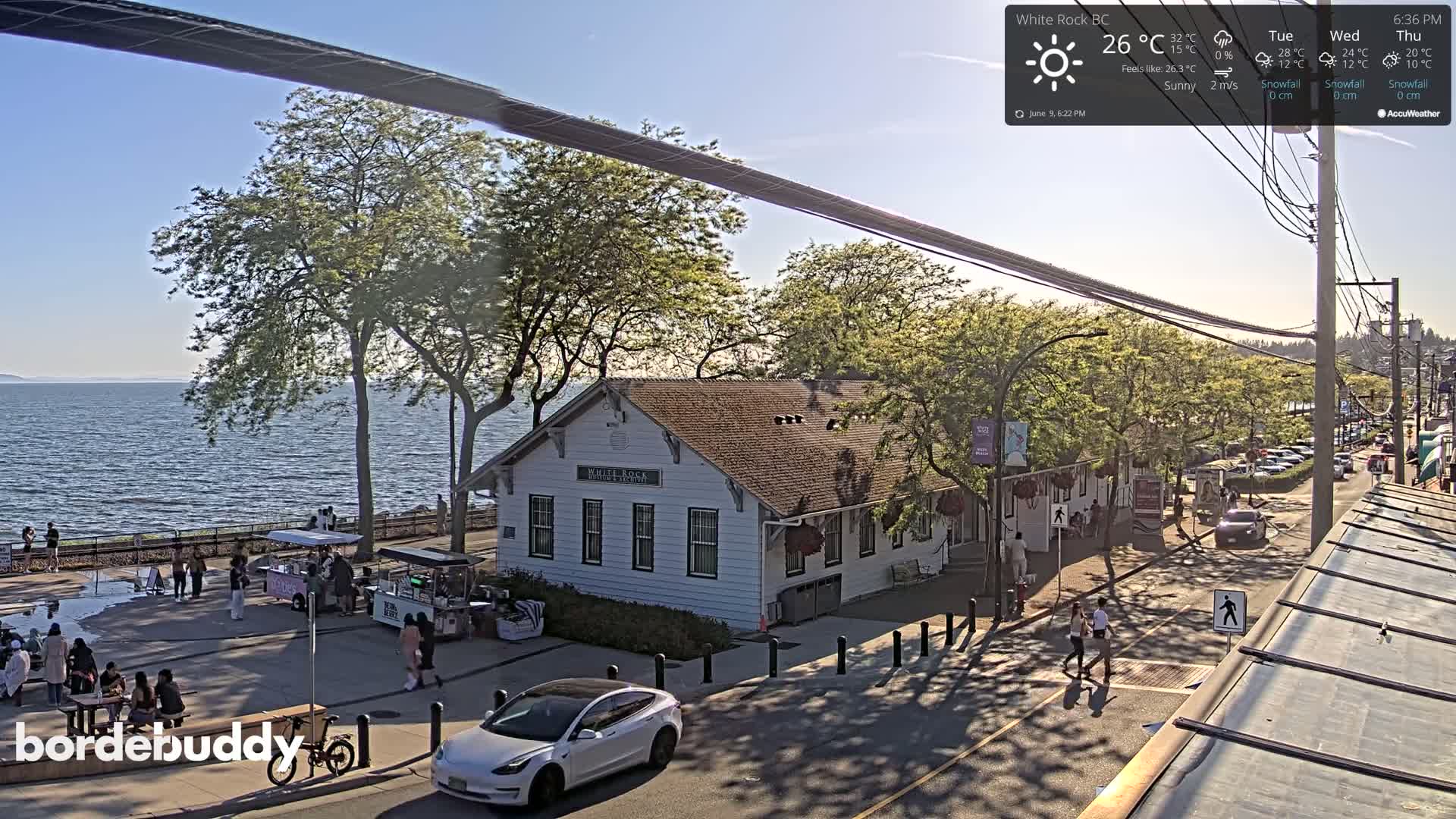 White Rock City Museum & Boundary Bay View Live Cam - White Rock, Metro Vancouver, British Columbia, Canada