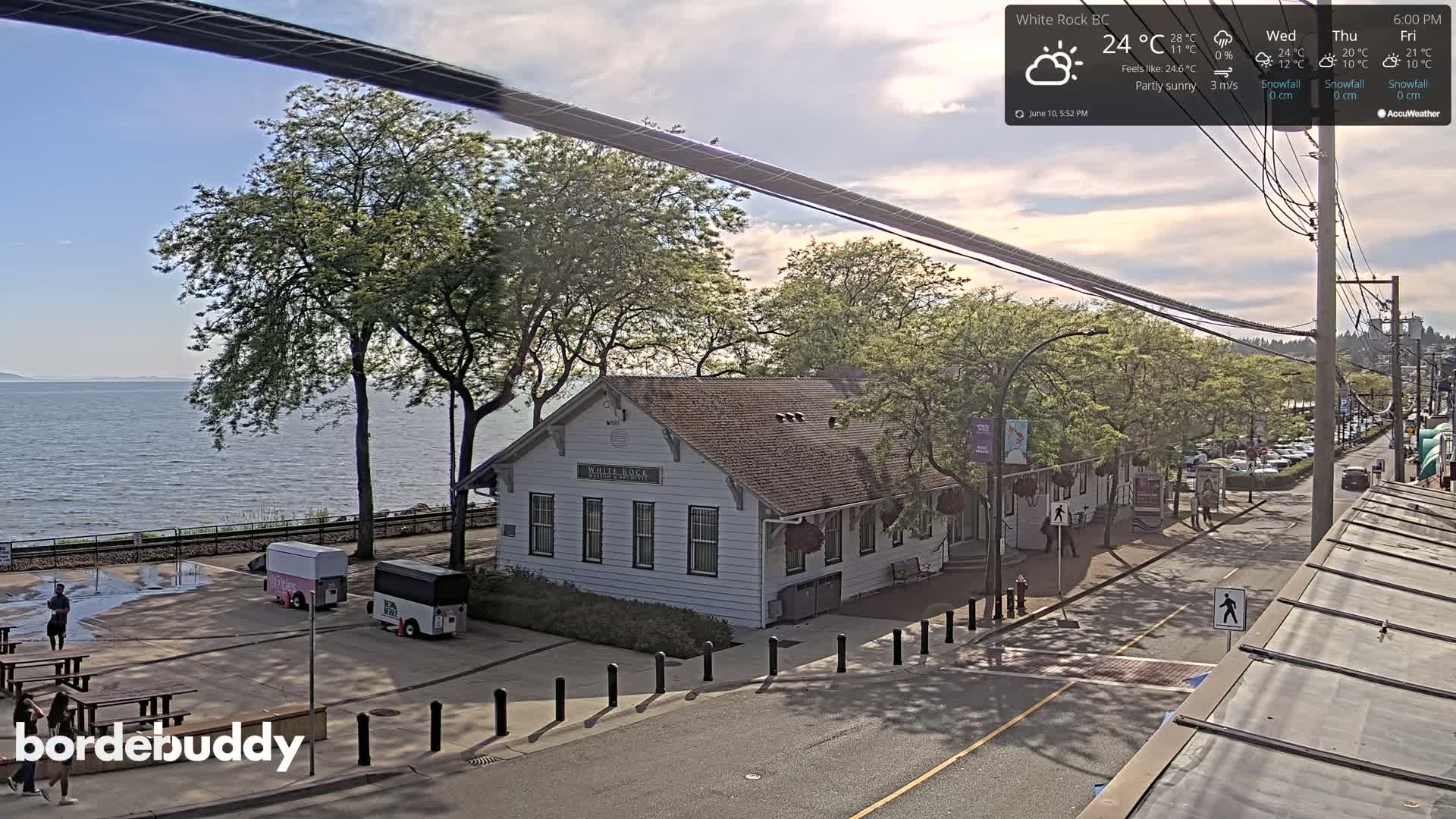 White Rock City Museum & Boundary Bay View Live Cam - White Rock, Metro Vancouver, British Columbia, Canada
