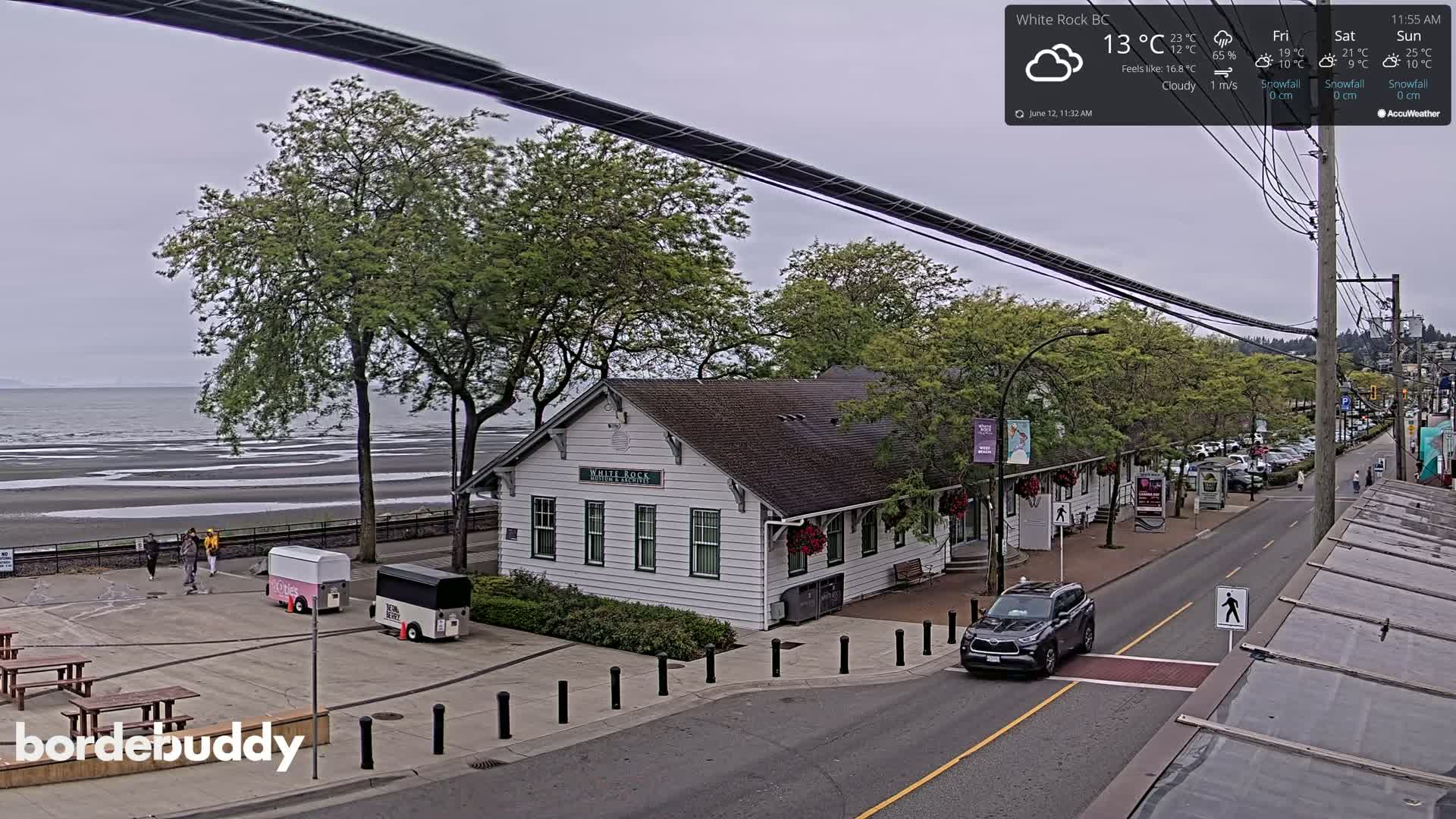 White Rock City Museum & Boundary Bay View Live Cam - White Rock, Metro Vancouver, British Columbia, Canada