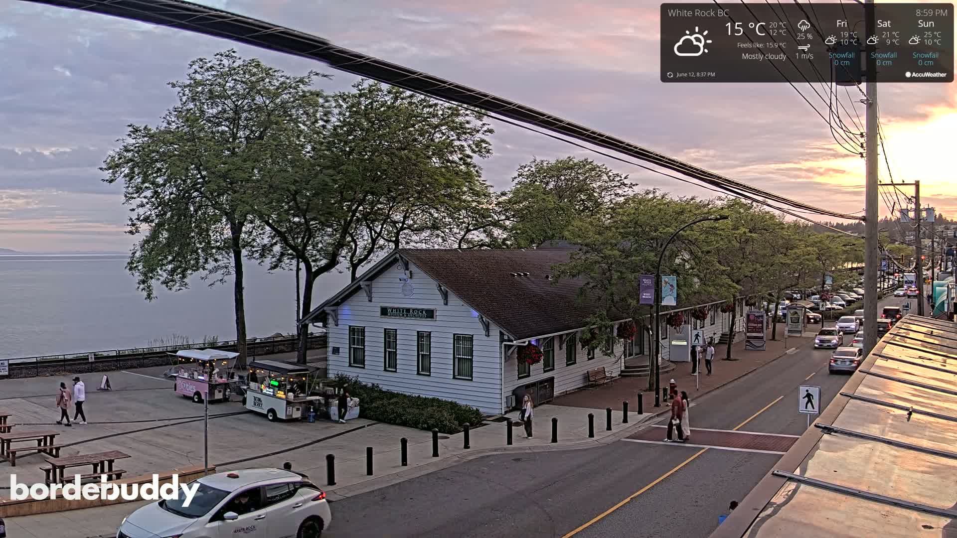White Rock City Museum & Boundary Bay View Live Cam - White Rock, Metro Vancouver, British Columbia, Canada