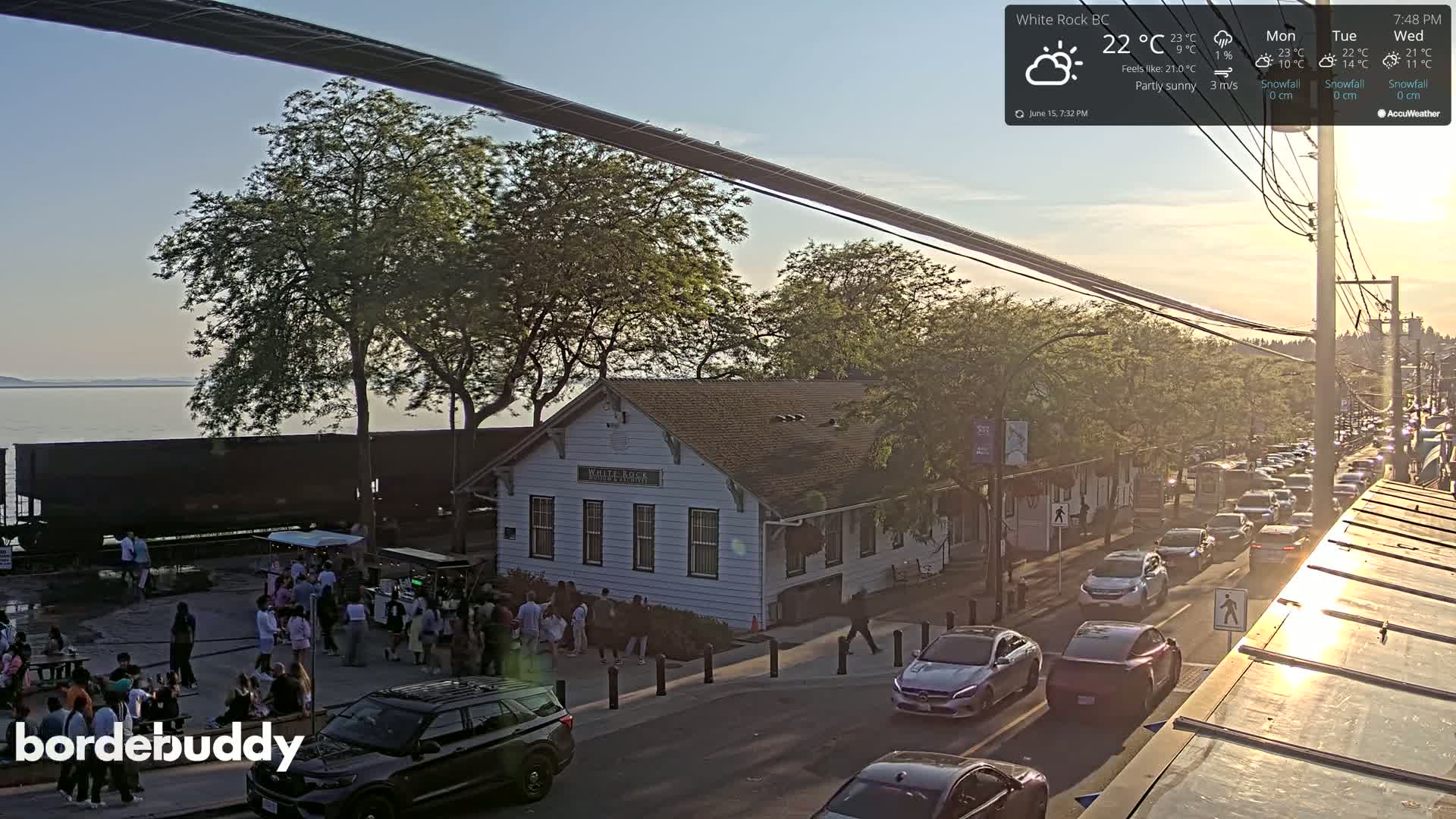 White Rock City Museum & Boundary Bay View Live Cam - White Rock, Metro Vancouver, British Columbia, Canada