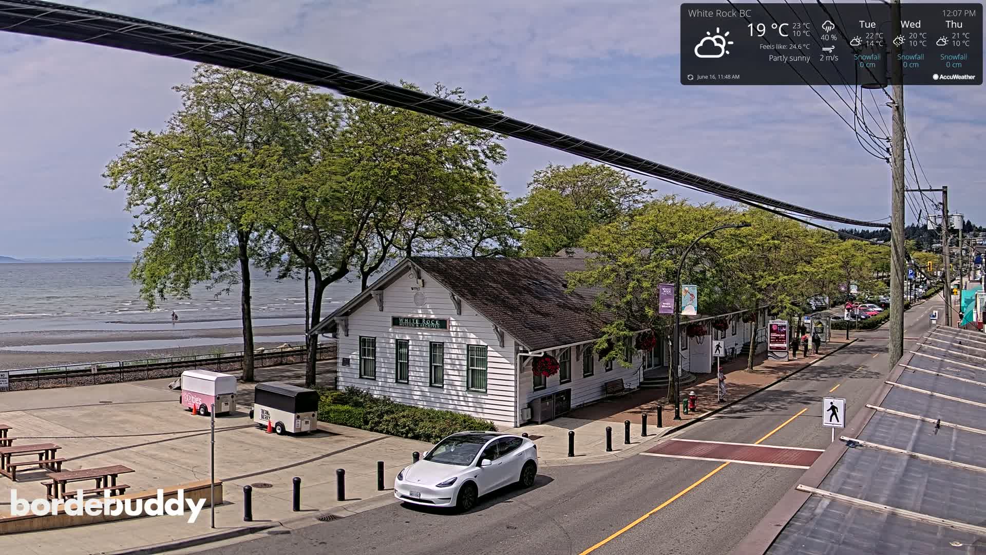 White Rock City Museum & Boundary Bay View Live Cam - White Rock, Metro Vancouver, British Columbia, Canada