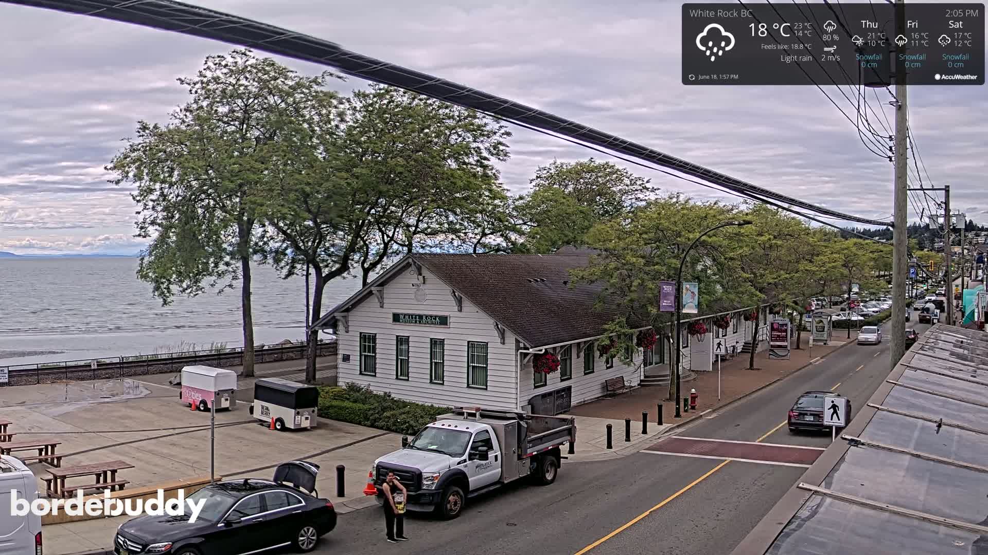White Rock City Museum & Boundary Bay View Live Cam - White Rock, Metro Vancouver, British Columbia, Canada
