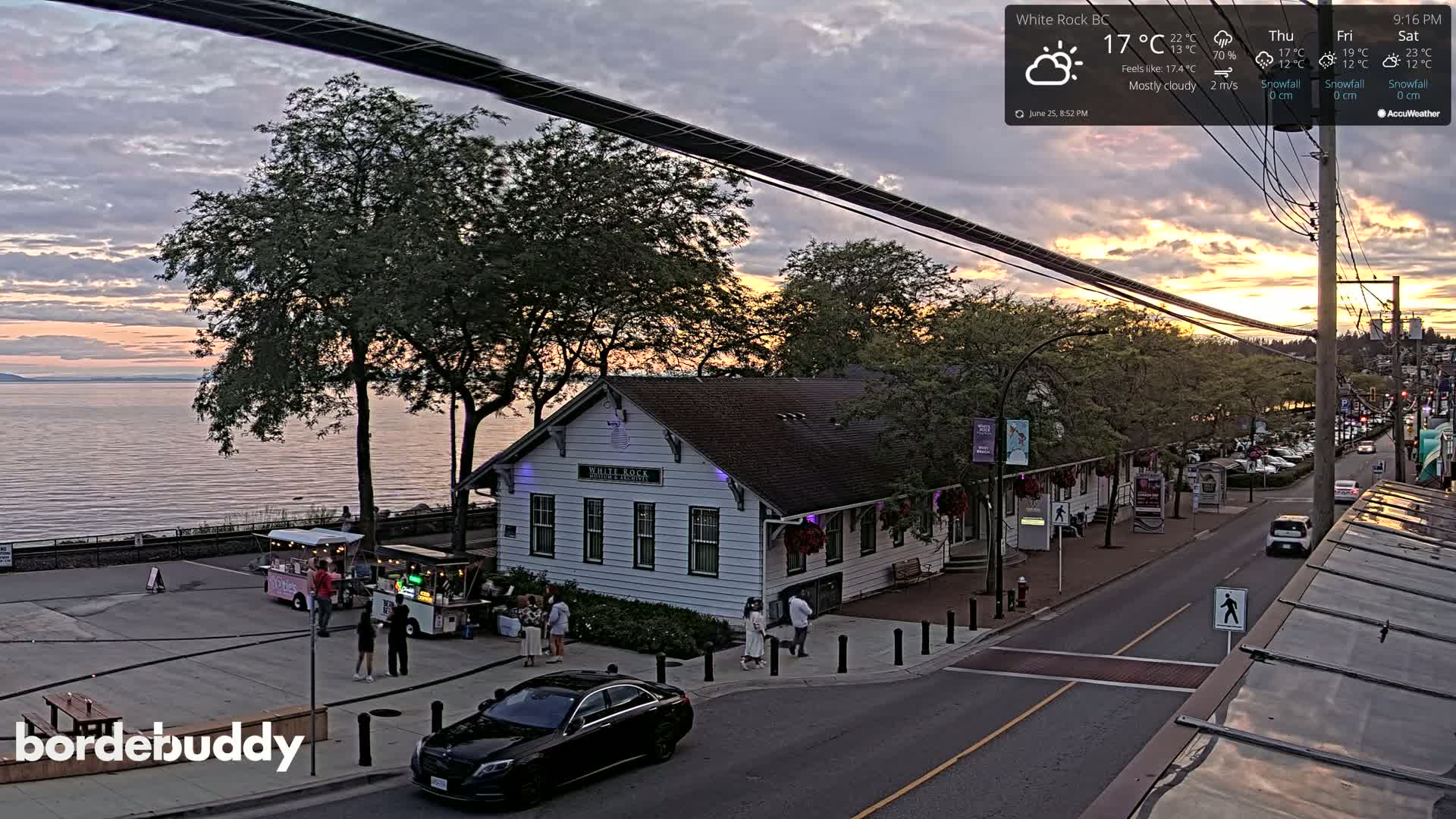 White Rock City Museum & Boundary Bay View Live Cam - White Rock, Metro Vancouver, British Columbia, Canada