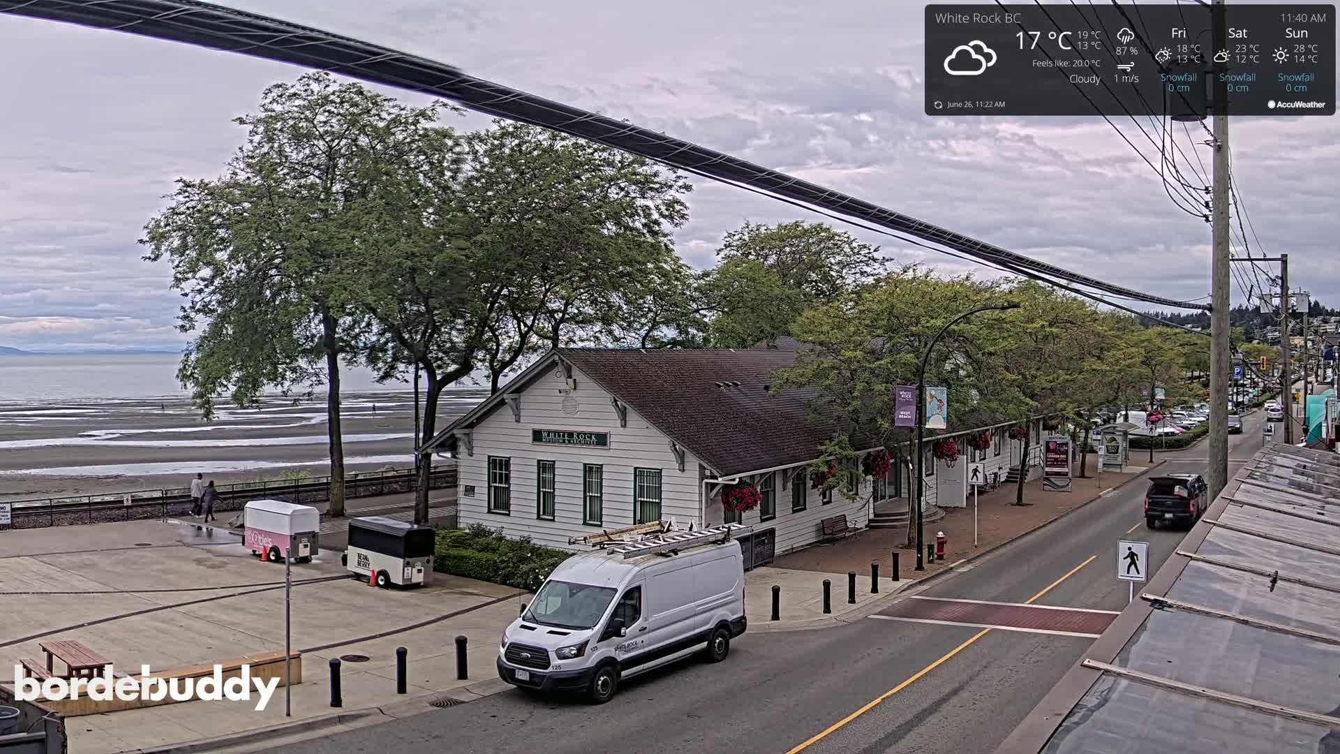 White Rock City Museum & Boundary Bay View Live Cam - White Rock, Metro Vancouver, British Columbia, Canada