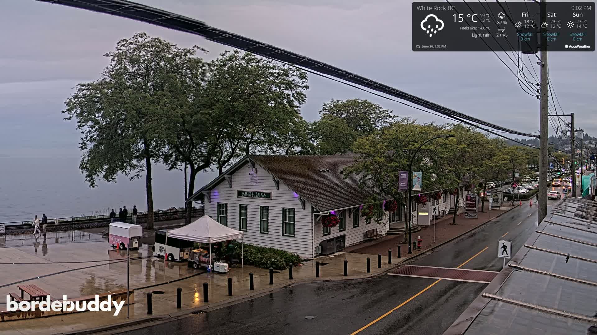 White Rock City Museum & Boundary Bay View Live Cam - White Rock, Metro Vancouver, British Columbia, Canada