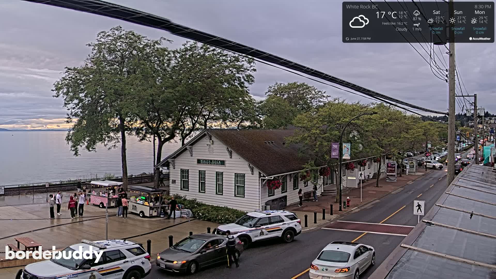 White Rock City Museum & Boundary Bay View Live Cam - White Rock, Metro Vancouver, British Columbia, Canada