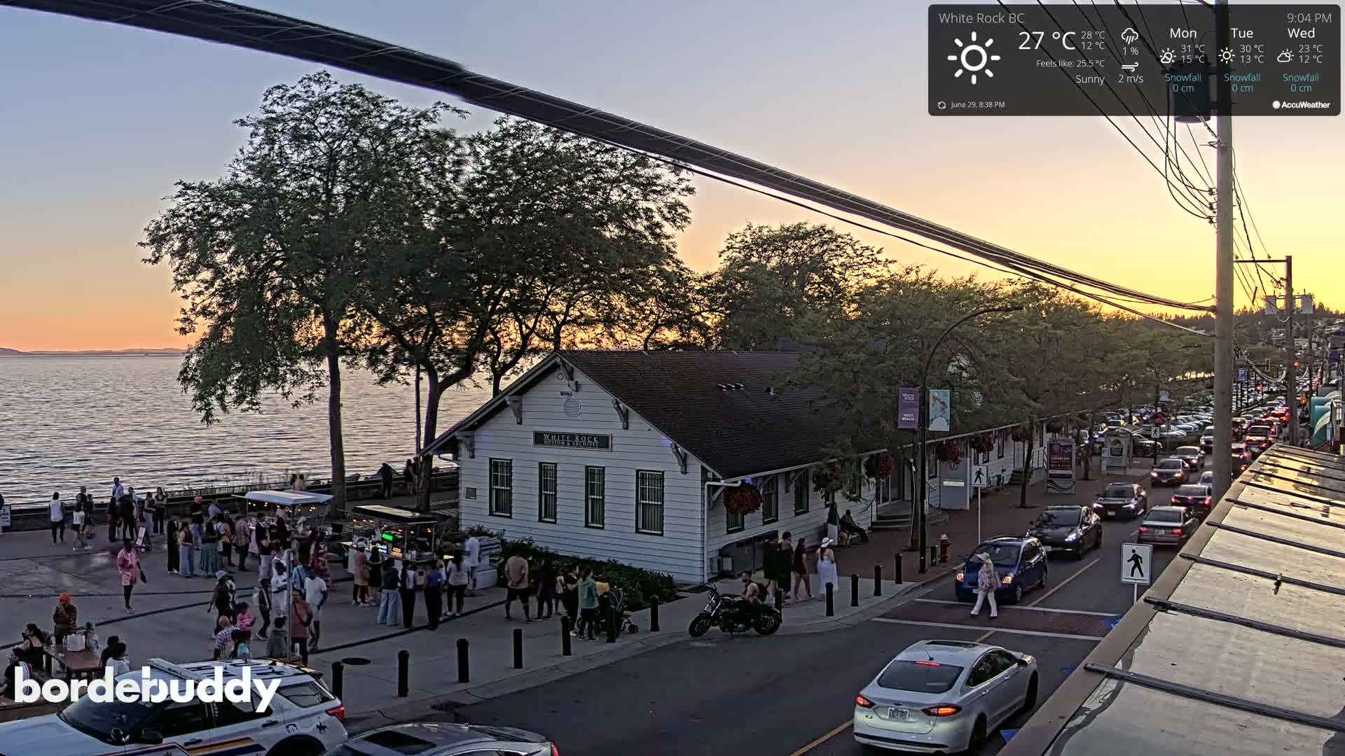 White Rock City Museum & Boundary Bay View Live Cam - White Rock, Metro Vancouver, British Columbia, Canada
