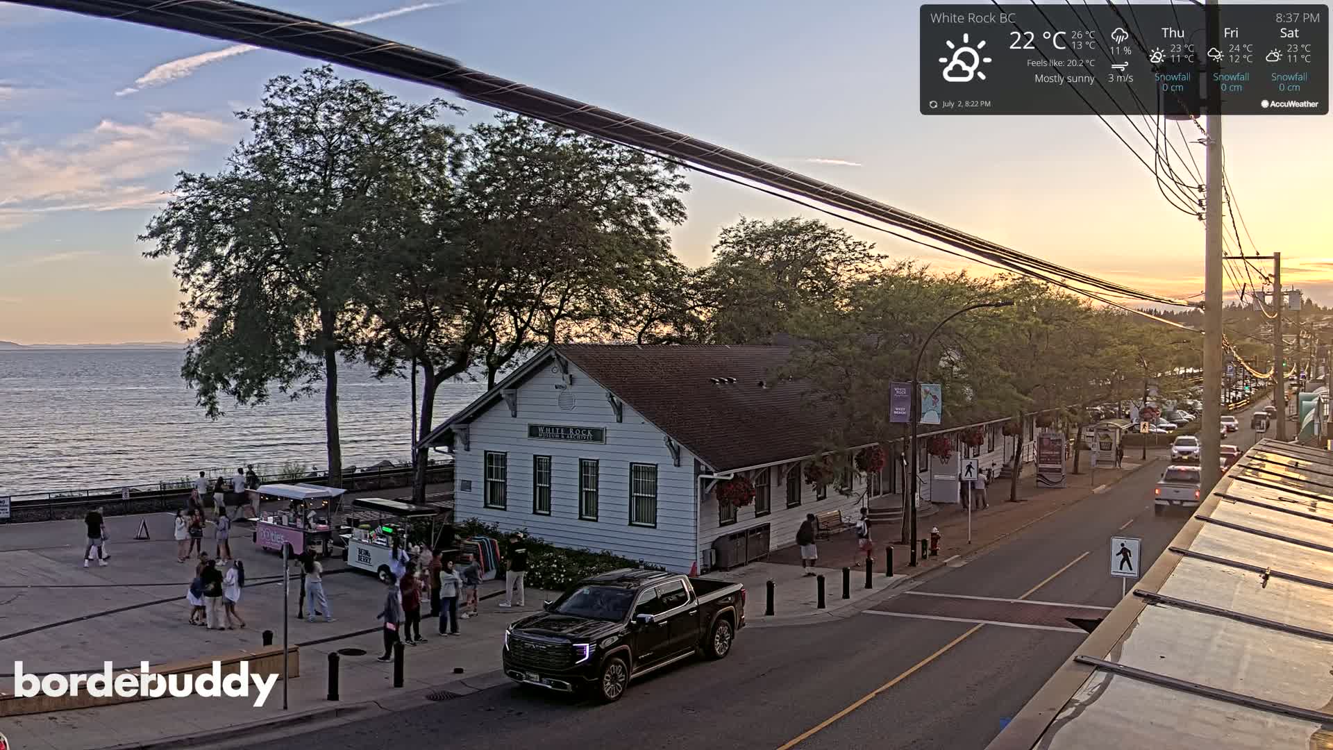 White Rock City Museum & Boundary Bay View Live Cam - White Rock, Metro Vancouver, British Columbia, Canada