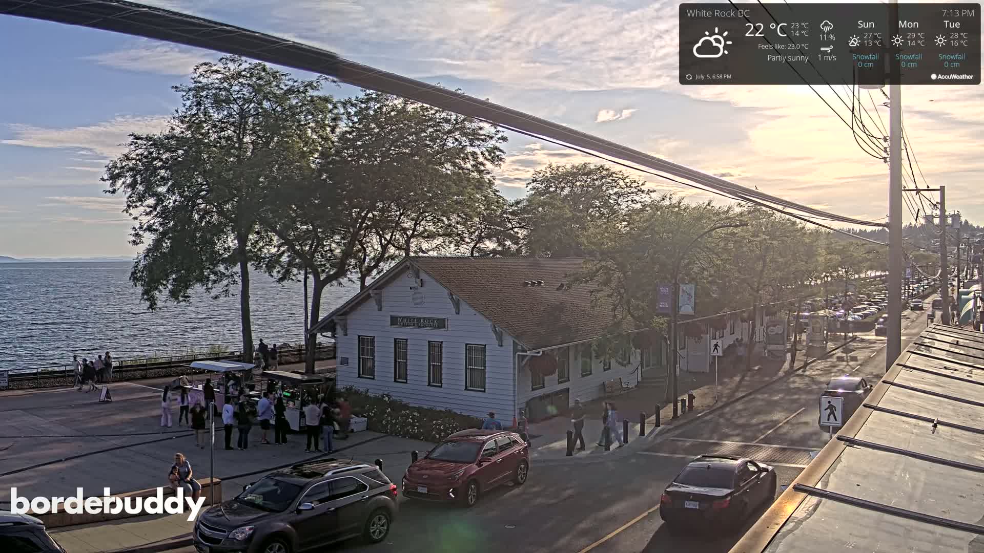White Rock City Museum & Boundary Bay View Live Cam - White Rock, Metro Vancouver, British Columbia, Canada