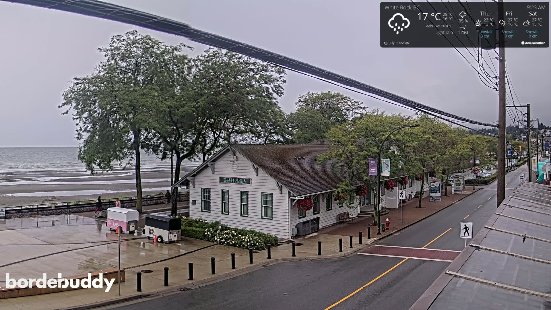 White Rock City Museum & Boundary Bay View Live Cam - White Rock, Metro Vancouver, British Columbia, Canada