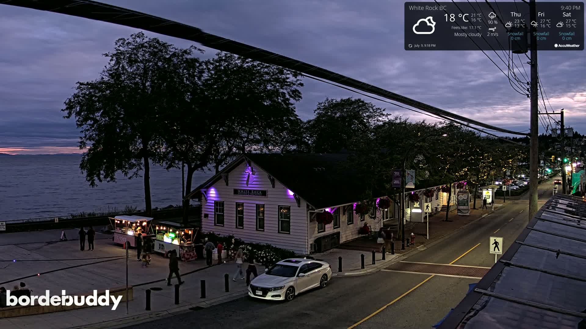 White Rock City Museum & Boundary Bay View Live Cam - White Rock, Metro Vancouver, British Columbia, Canada