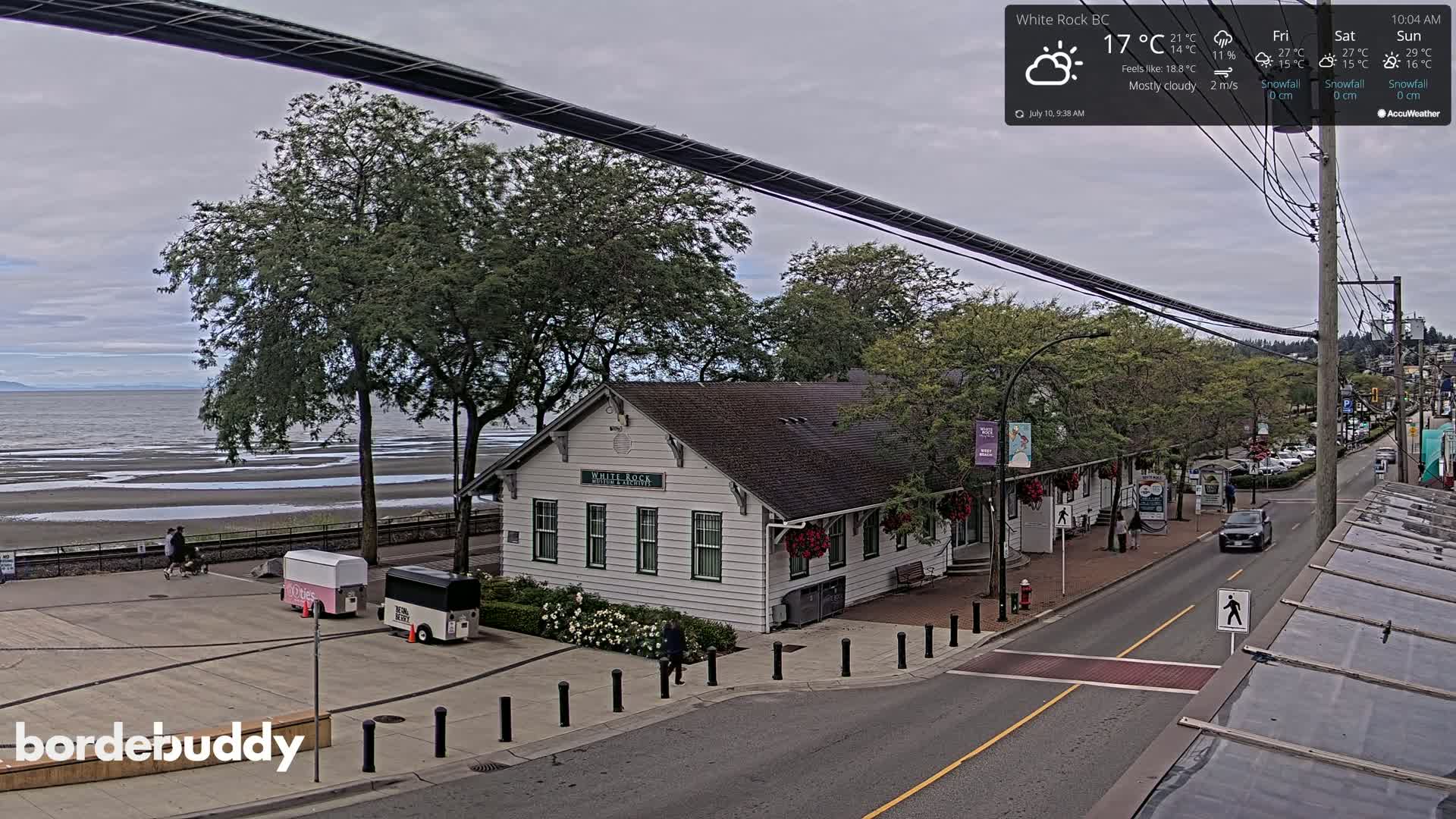 White Rock City Museum & Boundary Bay View Live Cam - White Rock, Metro Vancouver, British Columbia, Canada