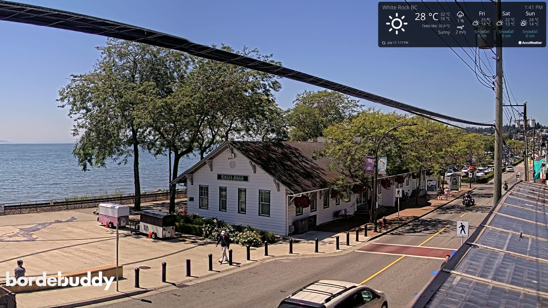 White Rock City Museum & Boundary Bay View Live Cam - White Rock, Metro Vancouver, British Columbia, Canada