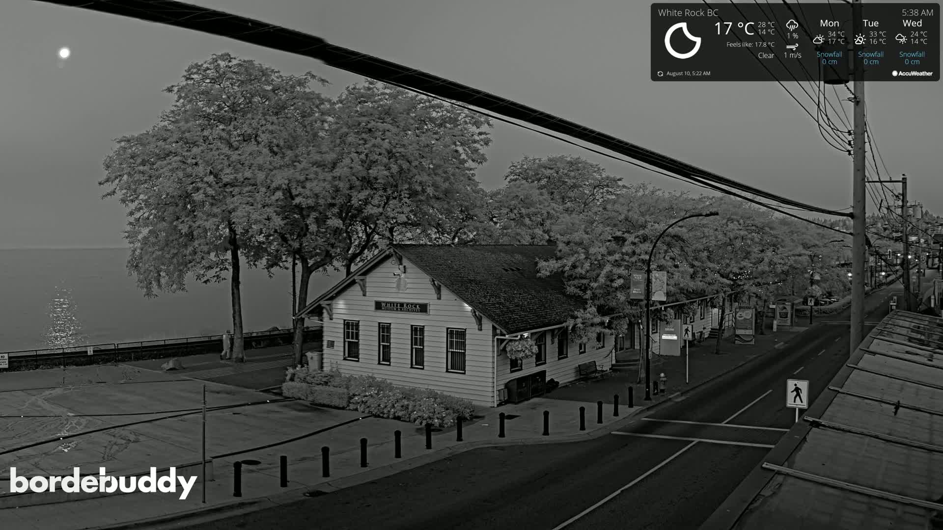 White Rock City Museum & Boundary Bay View Live Cam - White Rock, Metro Vancouver, British Columbia, Canada