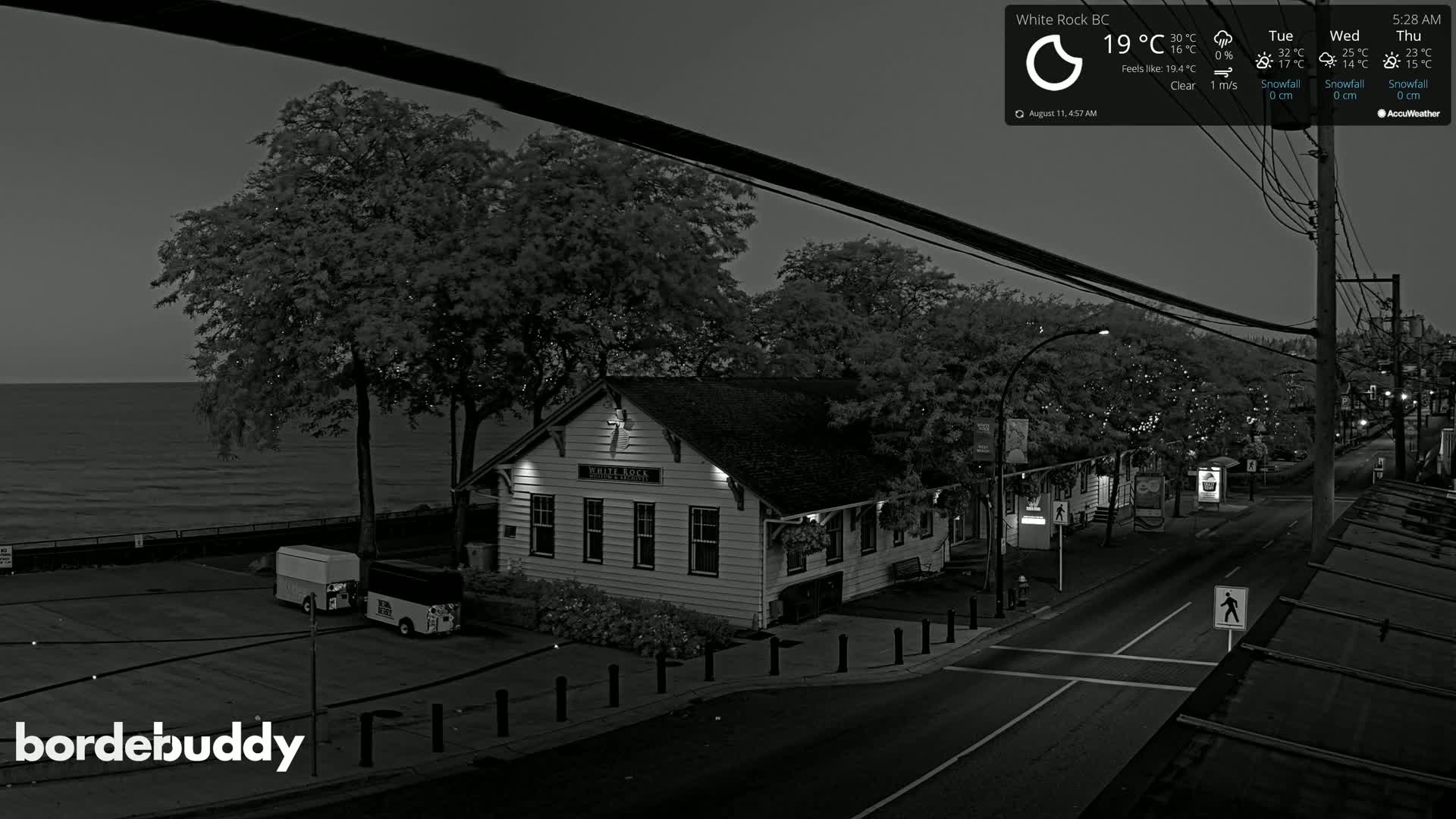 White Rock City Museum & Boundary Bay View Live Cam - White Rock, Metro Vancouver, British Columbia, Canada