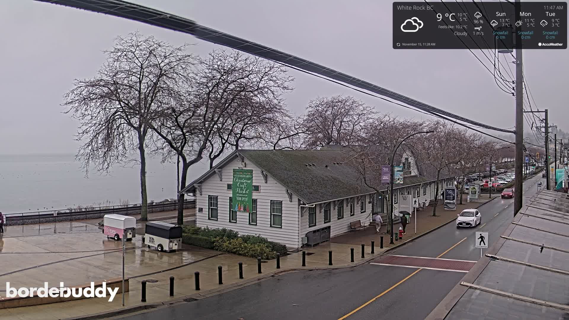 White Rock City Museum & Boundary Bay View Live Cam - White Rock, Metro Vancouver, British Columbia, Canada