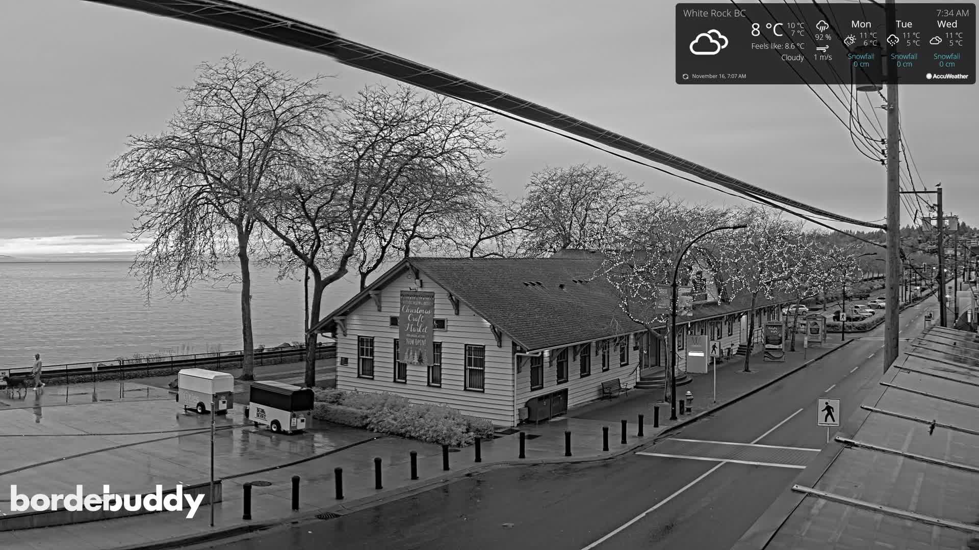 White Rock City Museum & Boundary Bay View Live Cam - White Rock, Metro Vancouver, British Columbia, Canada