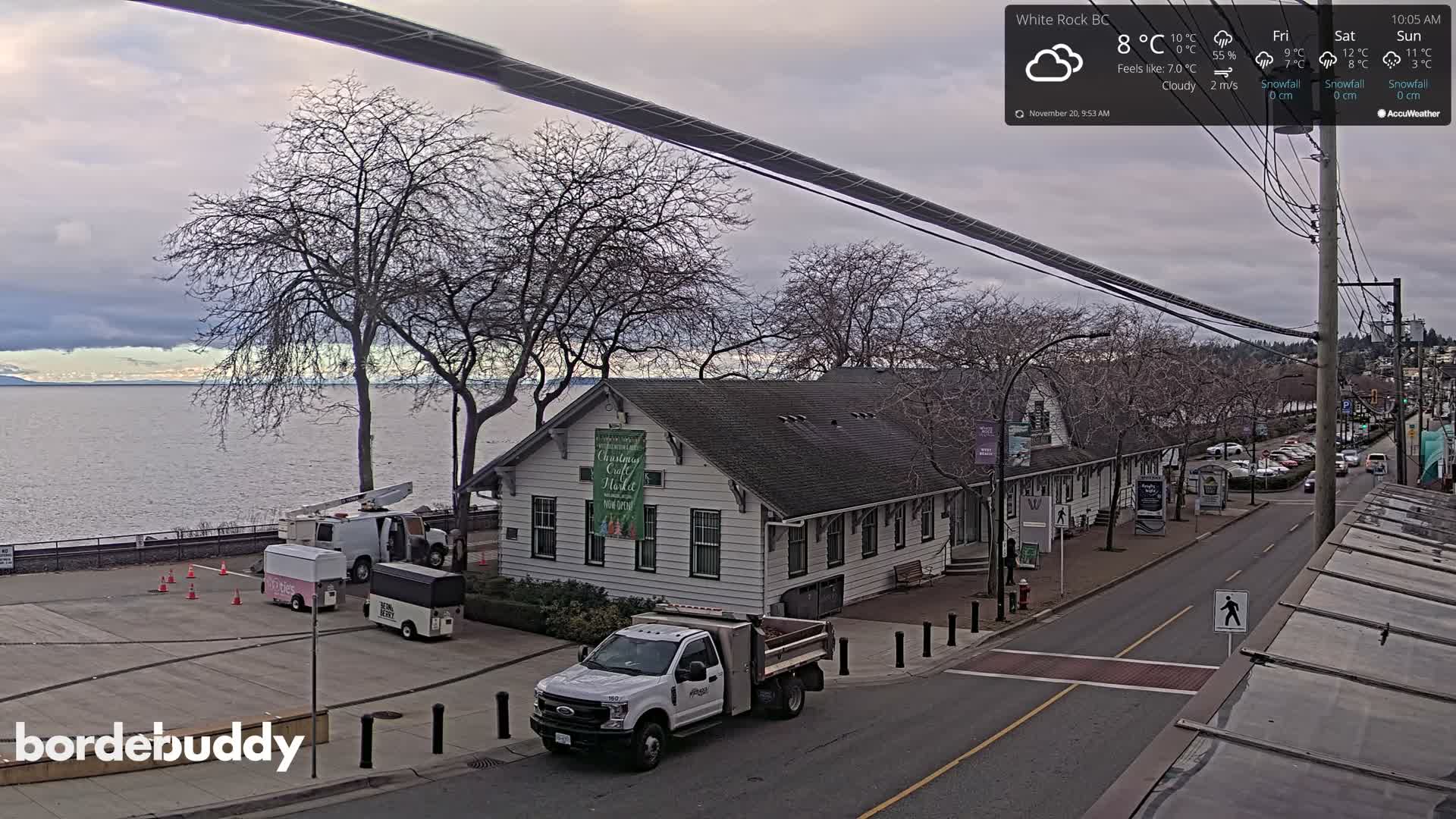 White Rock City Museum & Boundary Bay View Live Cam - White Rock, Metro Vancouver, British Columbia, Canada