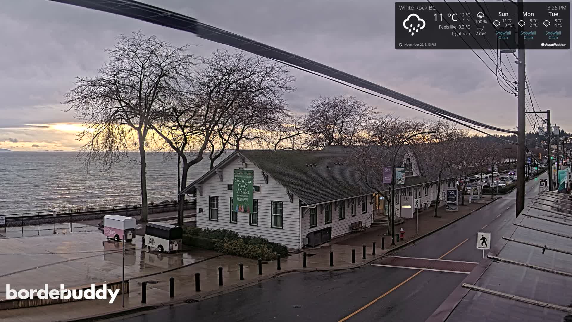 White Rock City Museum & Boundary Bay View Live Cam - White Rock, Metro Vancouver, British Columbia, Canada