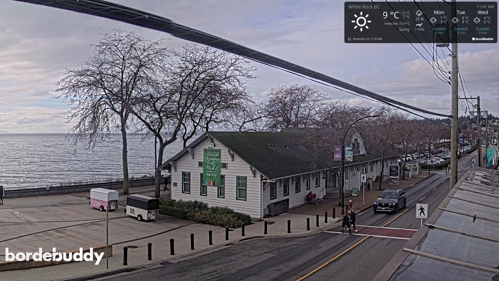White Rock City Museum & Boundary Bay View Live Cam - White Rock, Metro Vancouver, British Columbia, Canada
