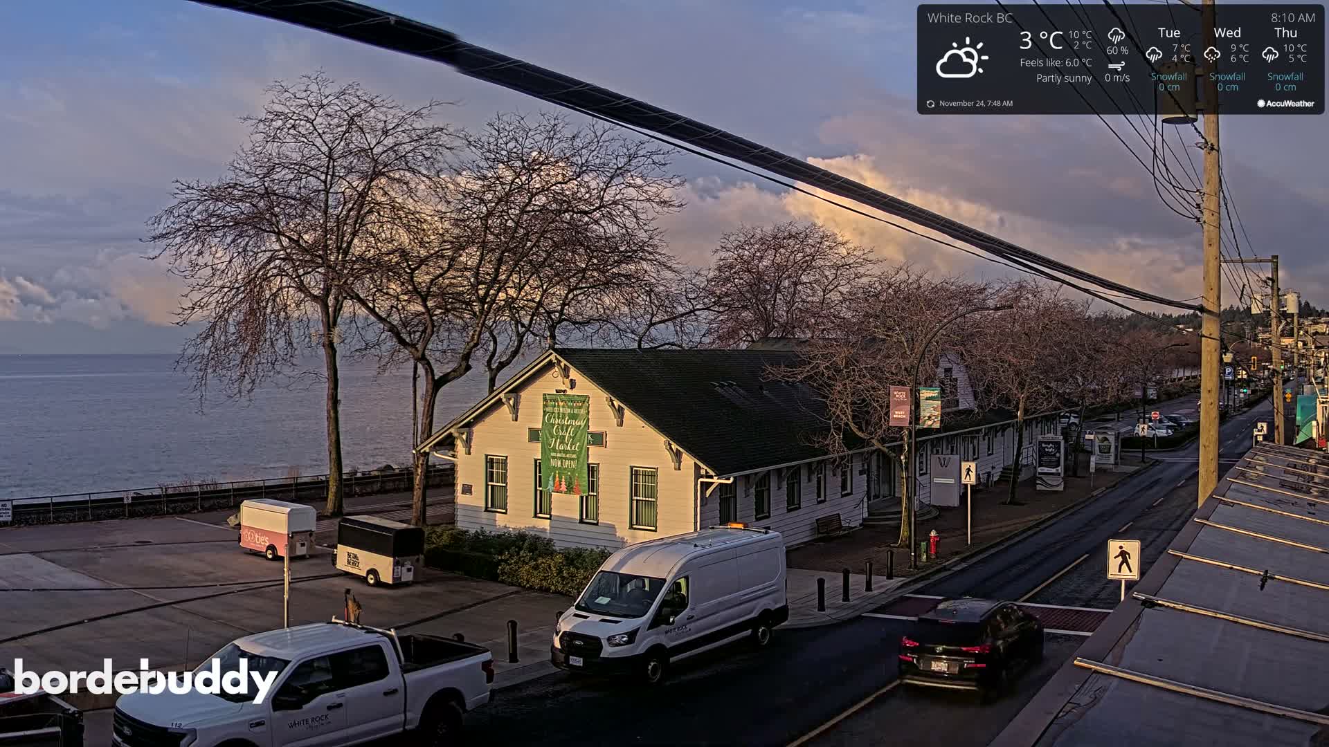 White Rock City Museum & Boundary Bay View Live Cam - White Rock, Metro Vancouver, British Columbia, Canada