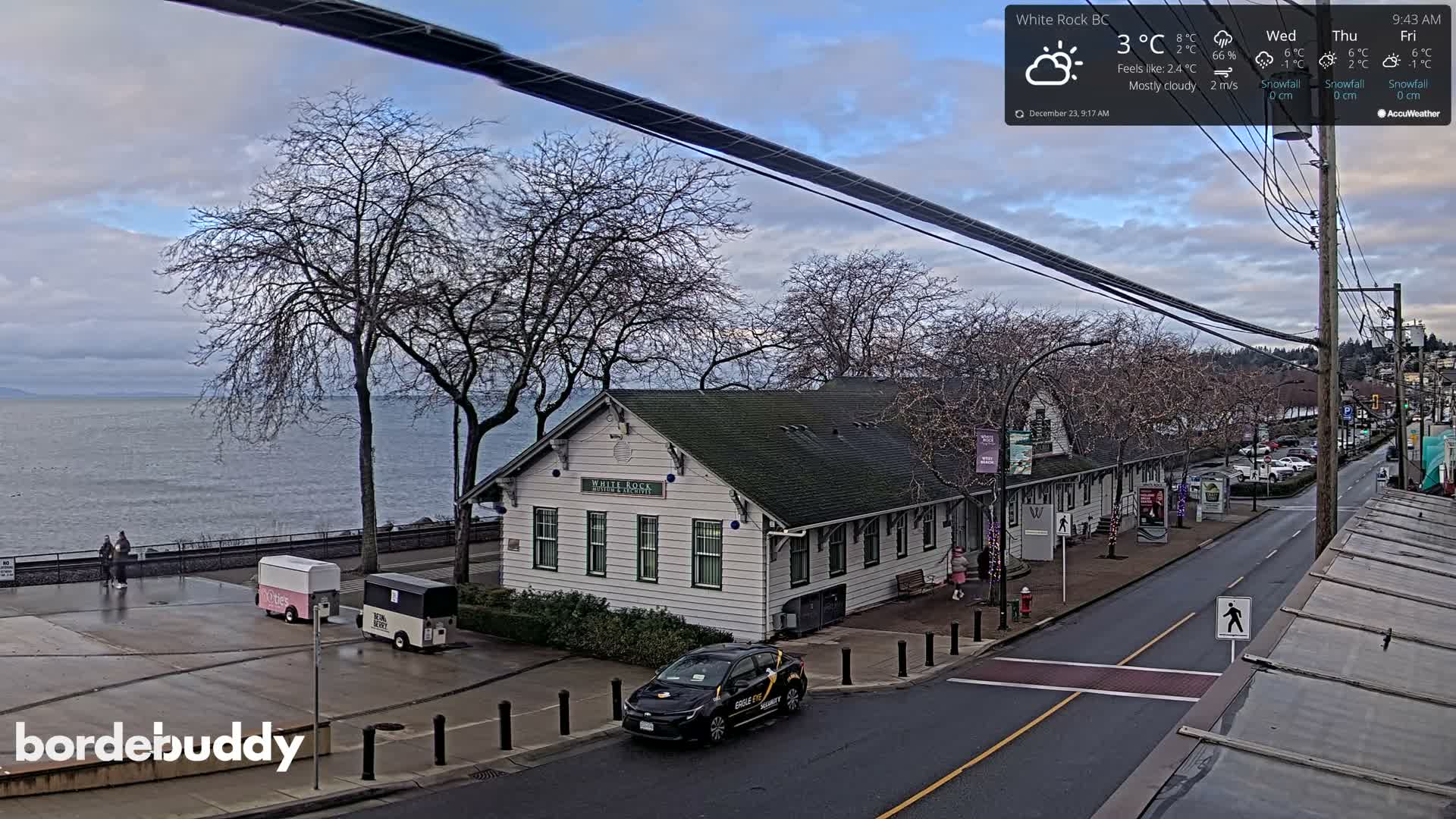 White Rock City Museum & Boundary Bay View Live Cam - White Rock, Metro Vancouver, British Columbia, Canada