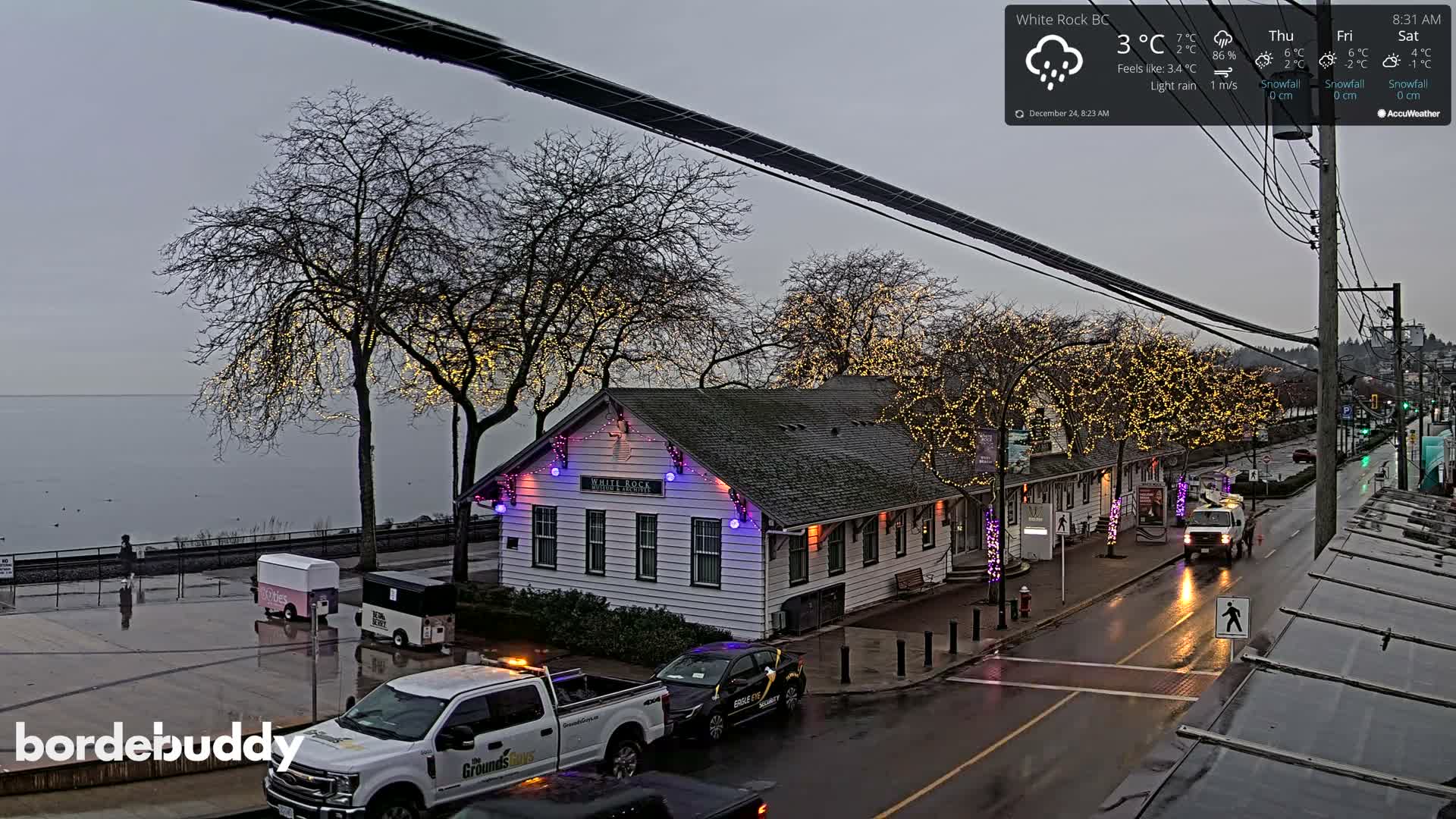 White Rock City Museum & Boundary Bay View Live Cam - White Rock, Metro Vancouver, British Columbia, Canada