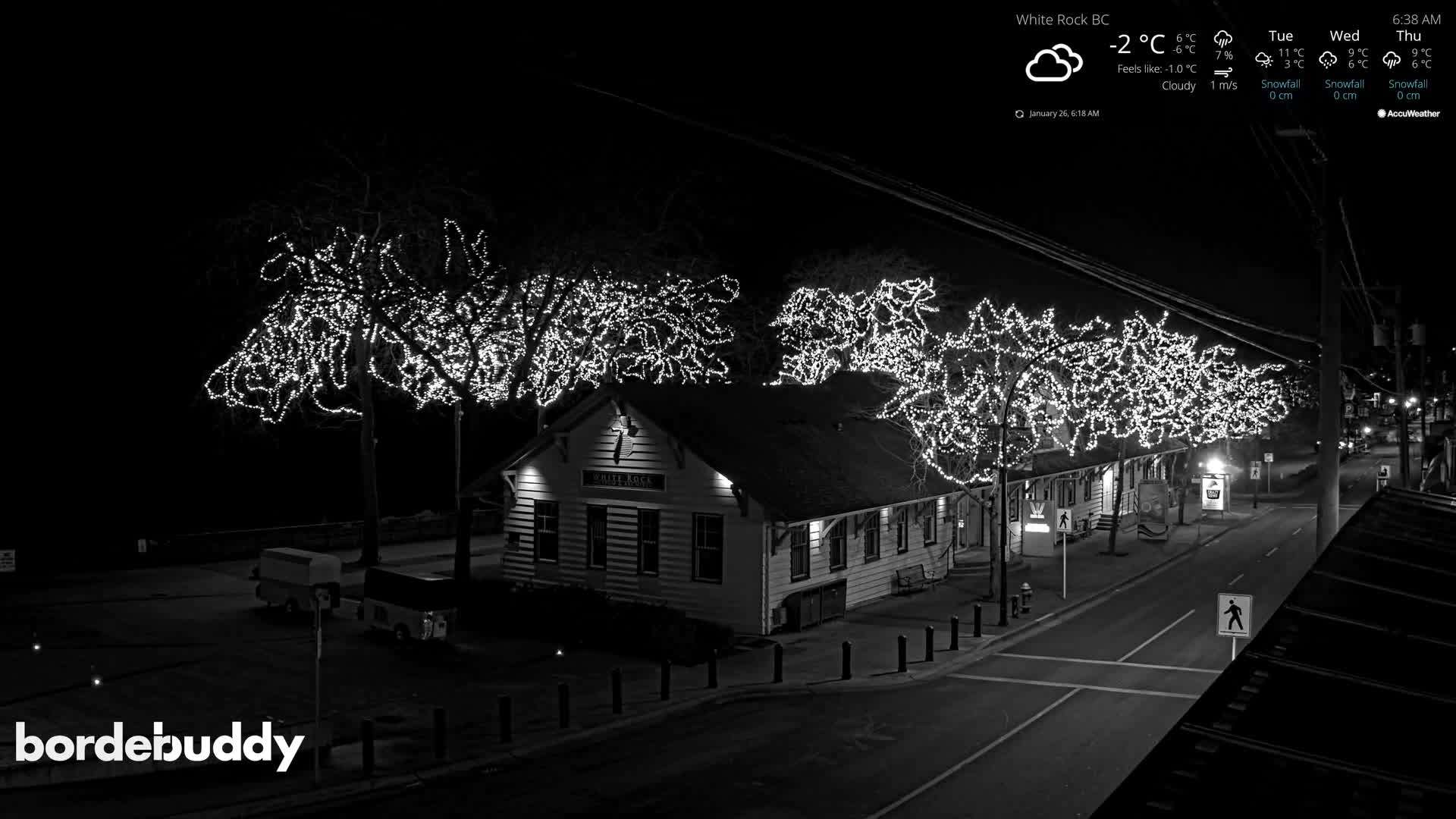 White Rock City Museum & Boundary Bay View Live Cam - White Rock, Metro Vancouver, British Columbia, Canada