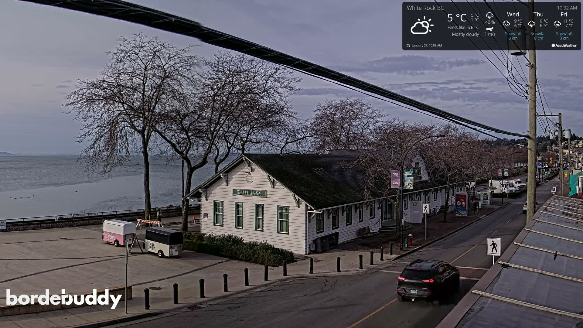 White Rock City Museum & Boundary Bay View Live Cam - White Rock, Metro Vancouver, British Columbia, Canada