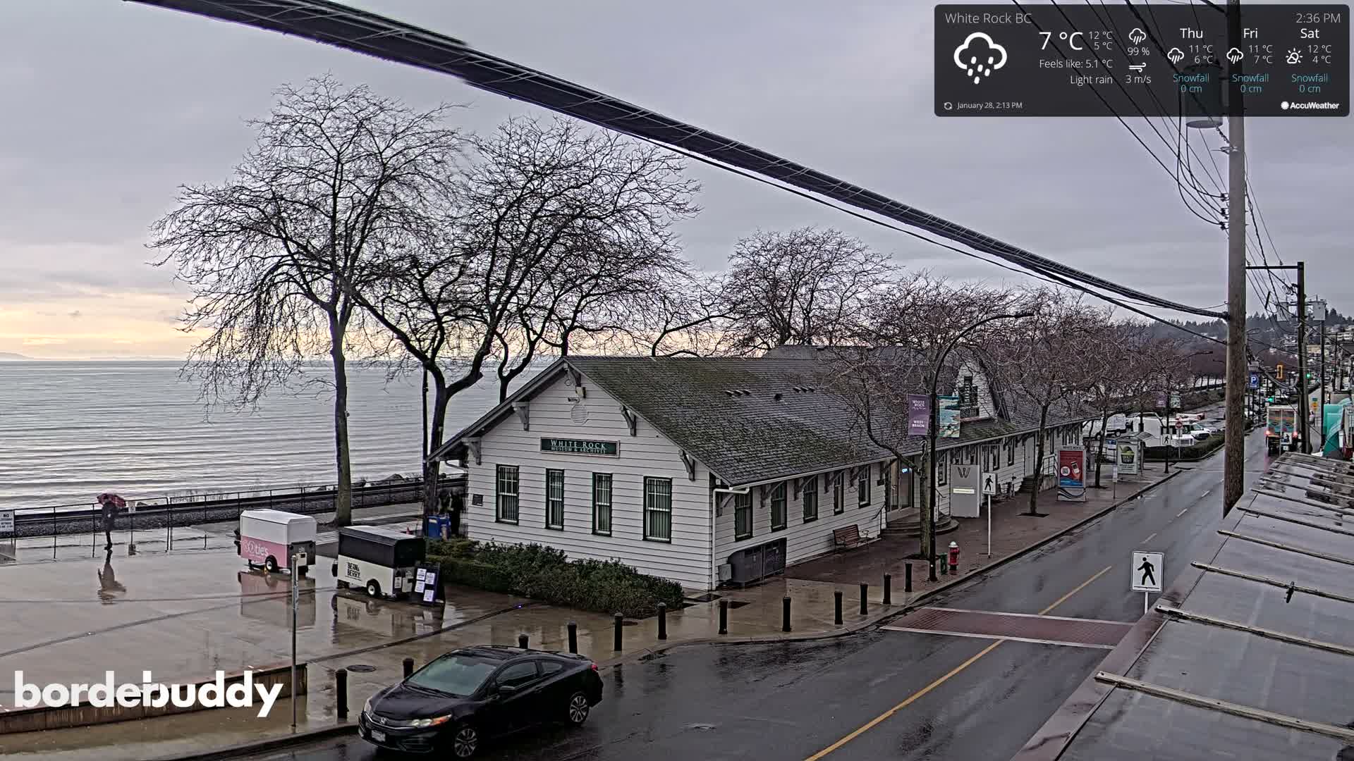 White Rock City Museum & Boundary Bay View Live Cam - White Rock, Metro Vancouver, British Columbia, Canada