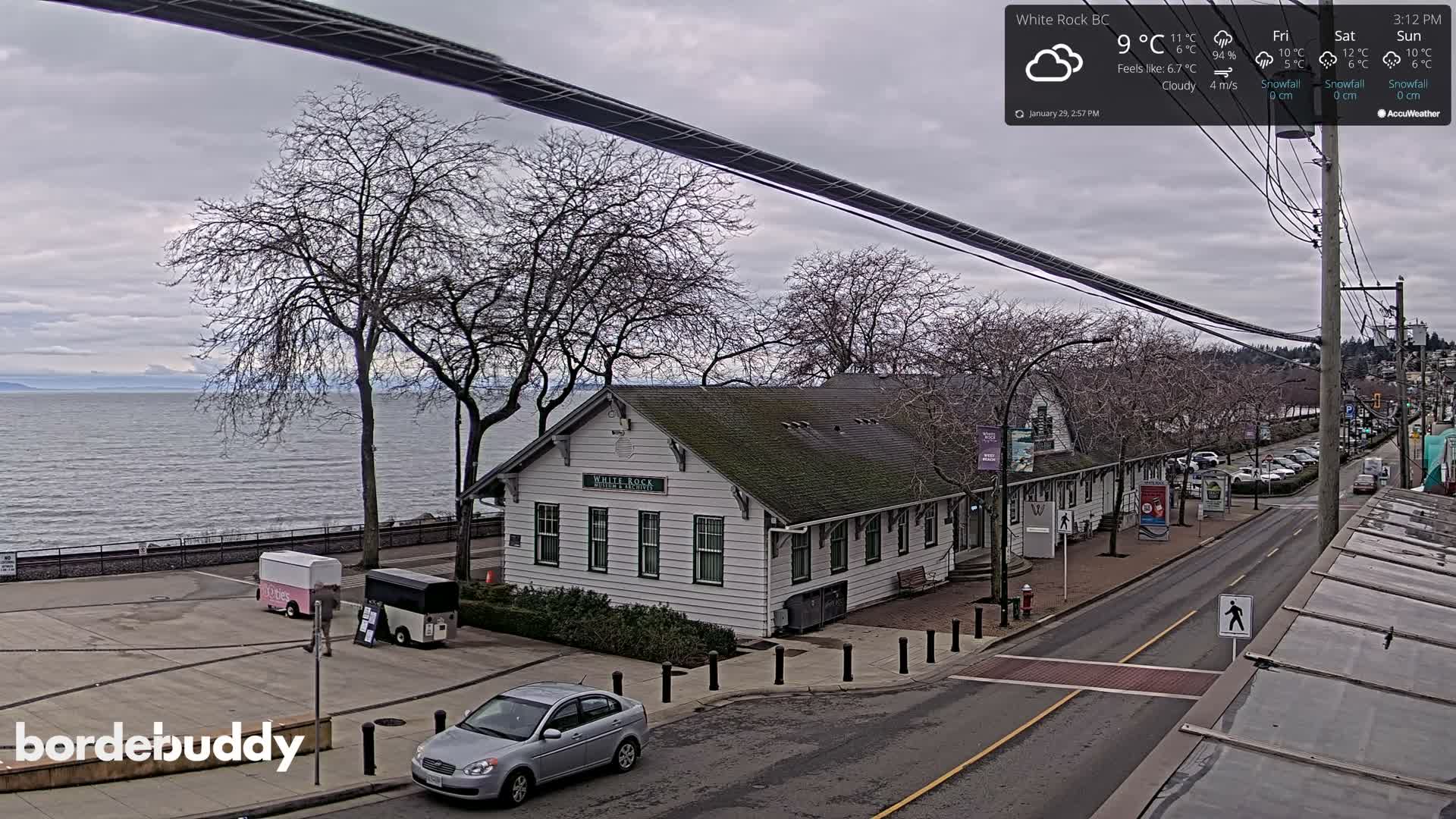 White Rock City Museum & Boundary Bay View Live Cam - White Rock, Metro Vancouver, British Columbia, Canada