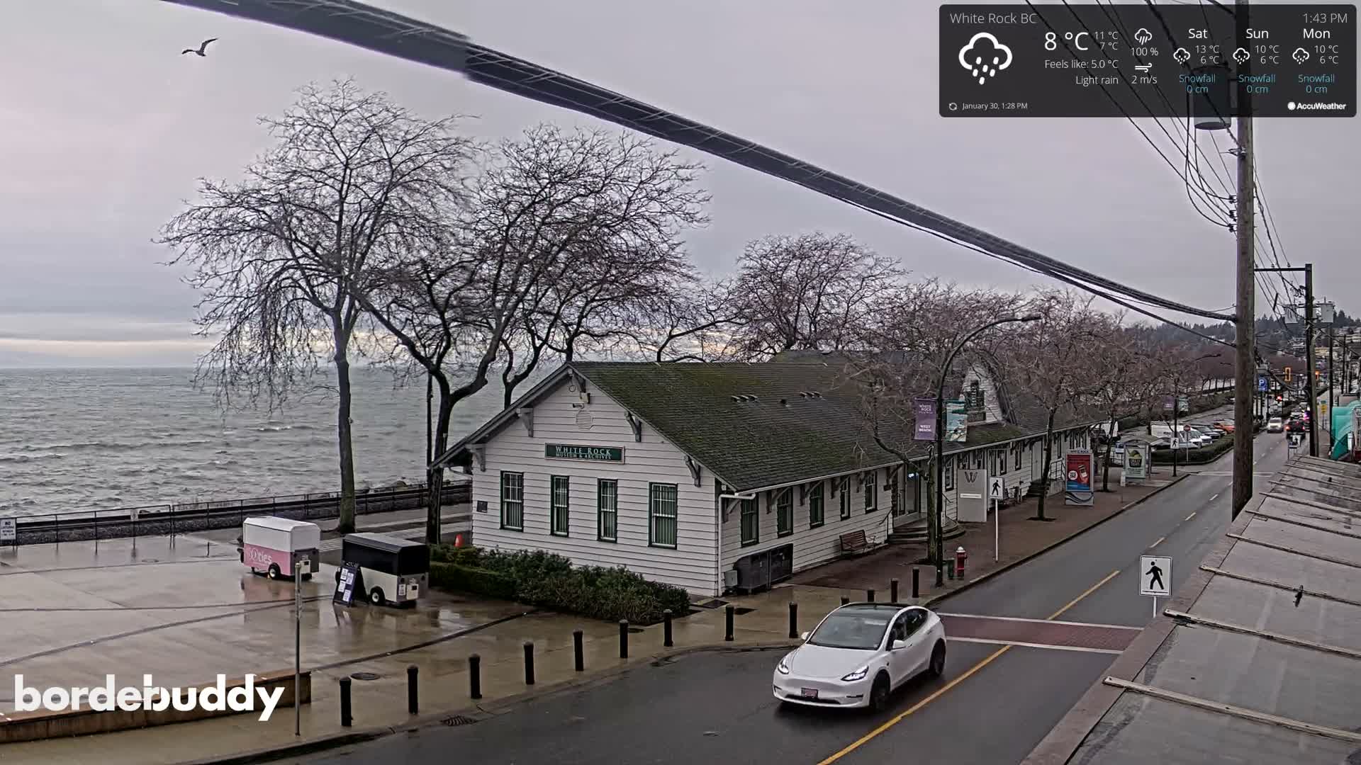 White Rock City Museum & Boundary Bay View Live Cam - White Rock, Metro Vancouver, British Columbia, Canada