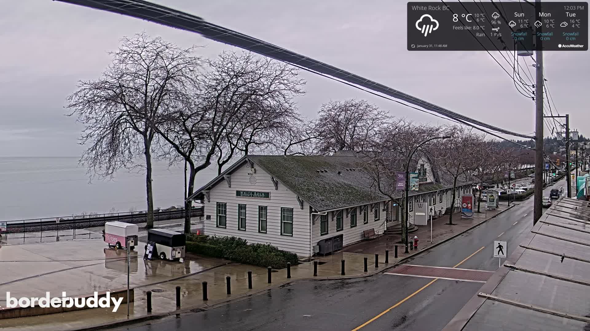 White Rock City Museum & Boundary Bay View Live Cam - White Rock, Metro Vancouver, British Columbia, Canada