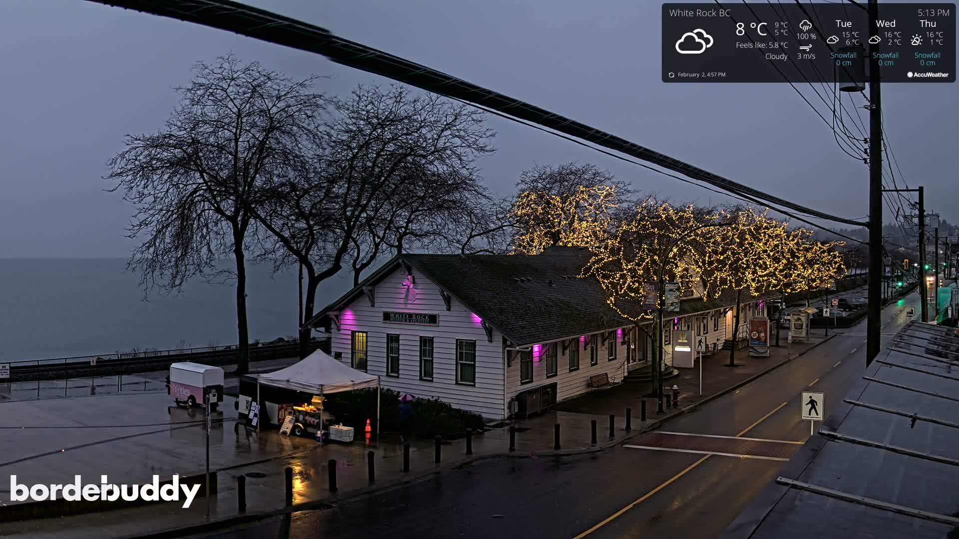 White Rock City Museum & Boundary Bay View Live Cam - White Rock, Metro Vancouver, British Columbia, Canada