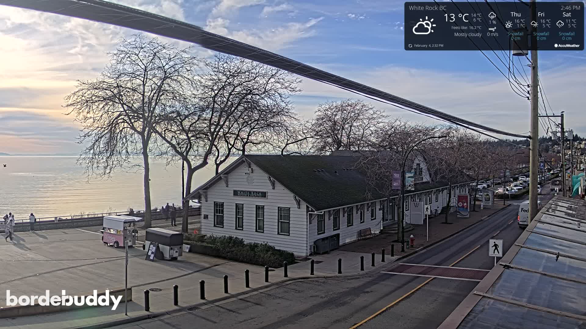 White Rock City Museum & Boundary Bay View Live Cam - White Rock, Metro Vancouver, British Columbia, Canada