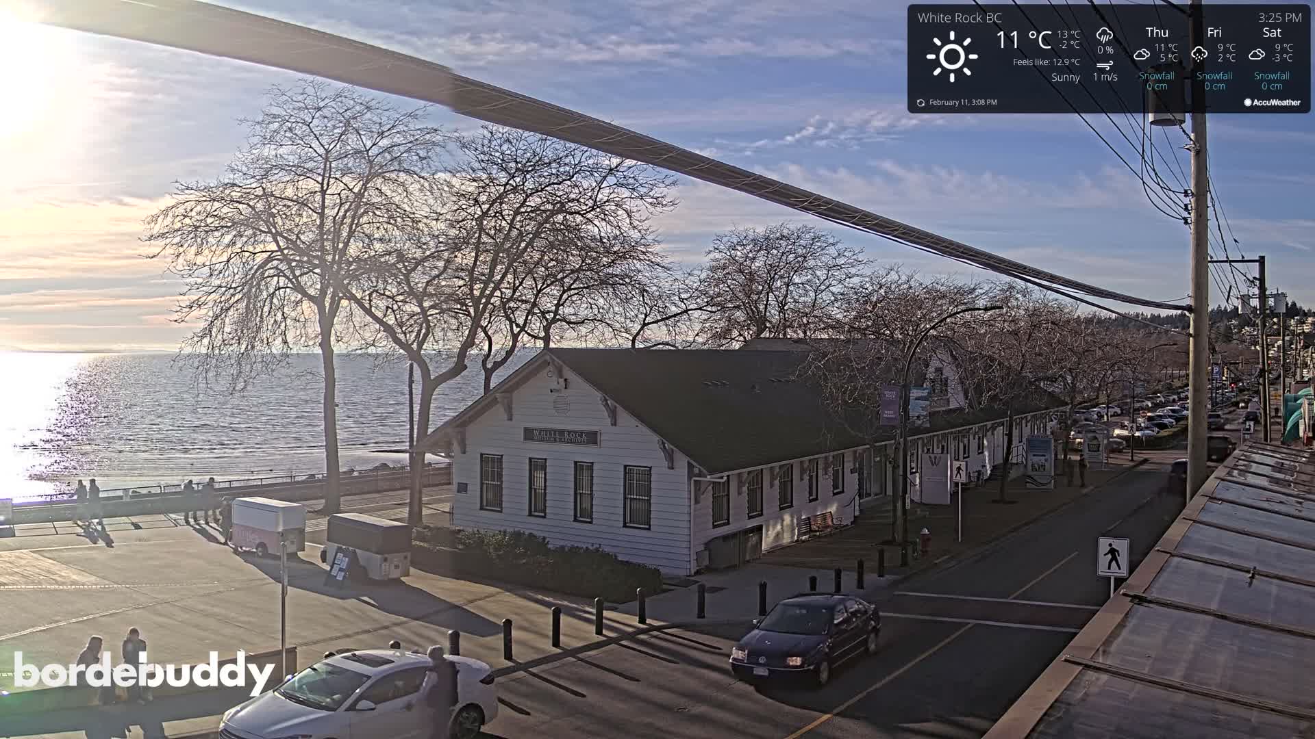 White Rock City Museum & Boundary Bay View Live Cam - White Rock, Metro Vancouver, British Columbia, Canada