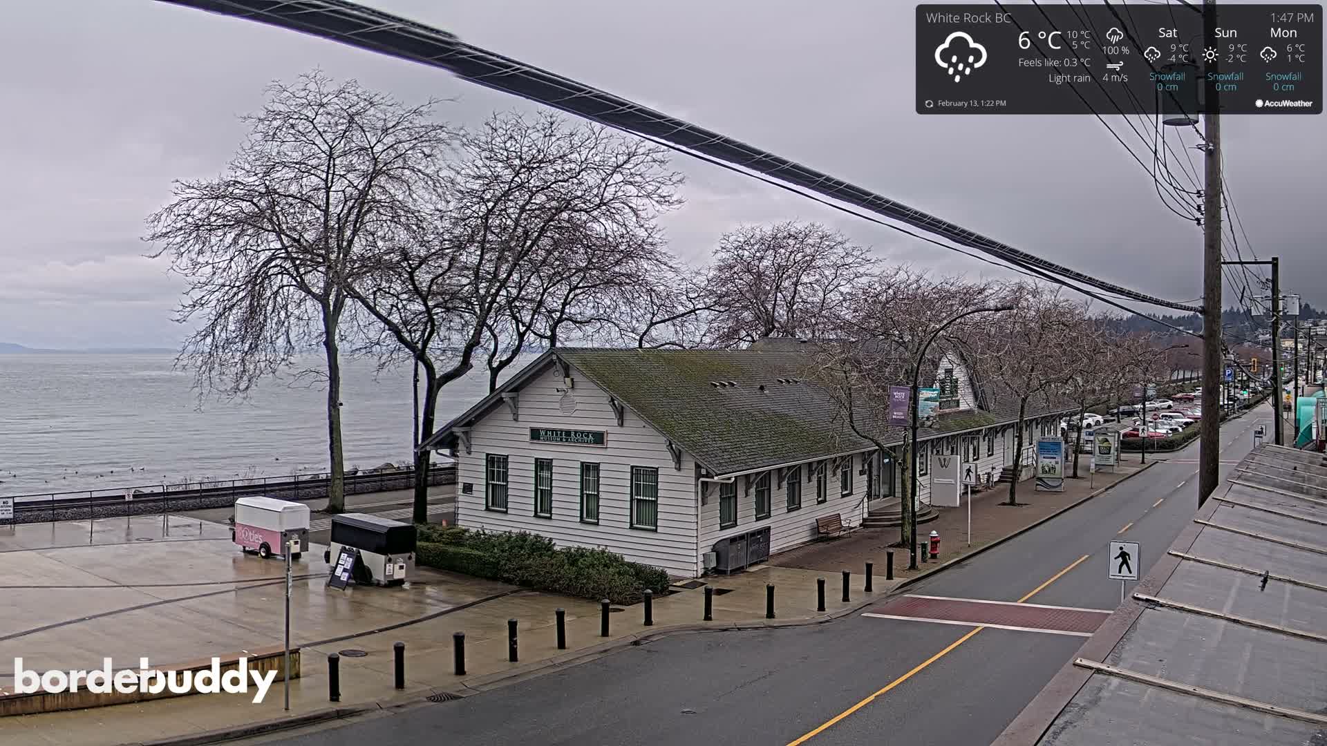 White Rock City Museum & Boundary Bay View Live Cam - White Rock, Metro Vancouver, British Columbia, Canada