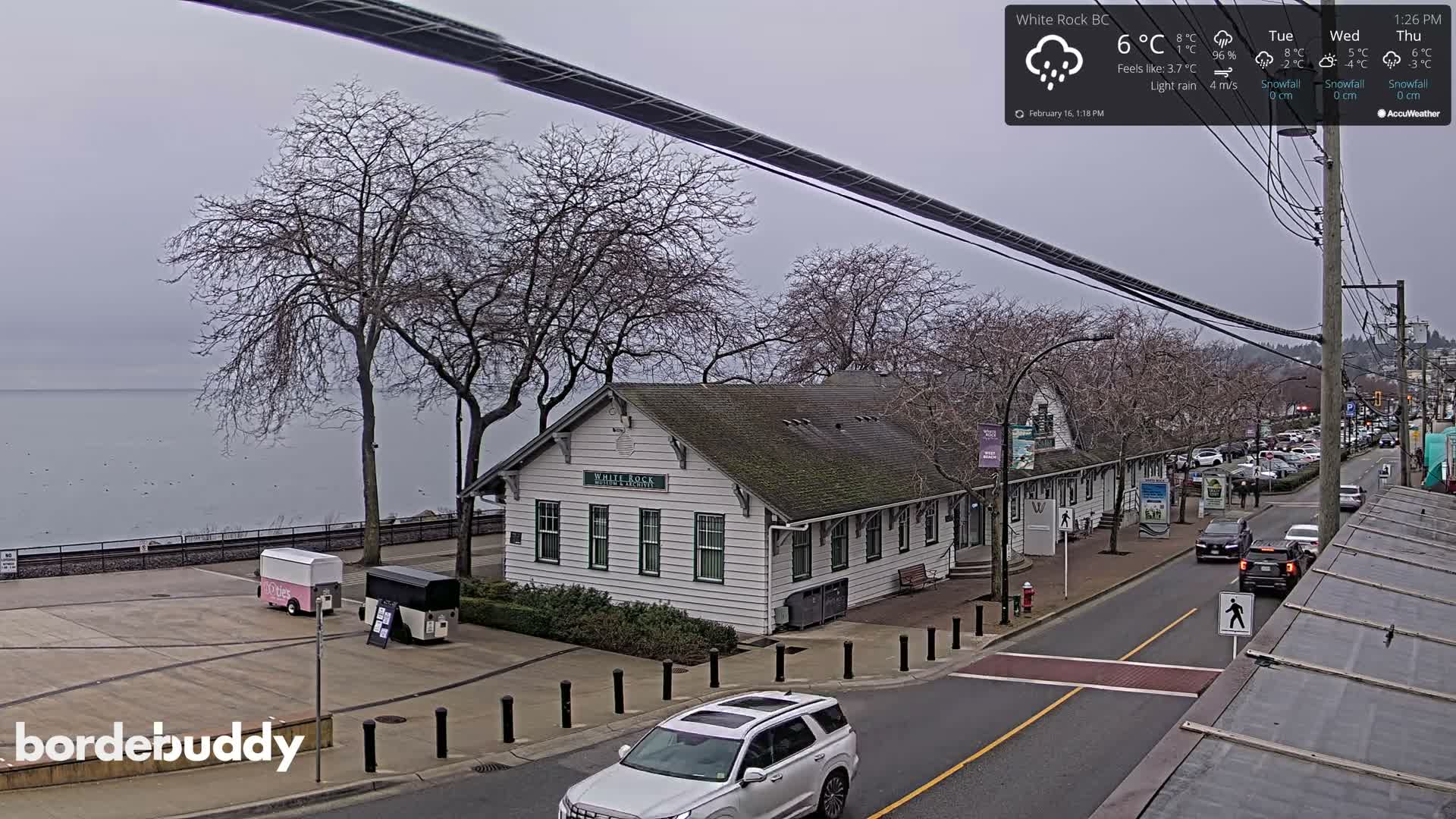 White Rock City Museum & Boundary Bay View Live Cam - White Rock, Metro Vancouver, British Columbia, Canada