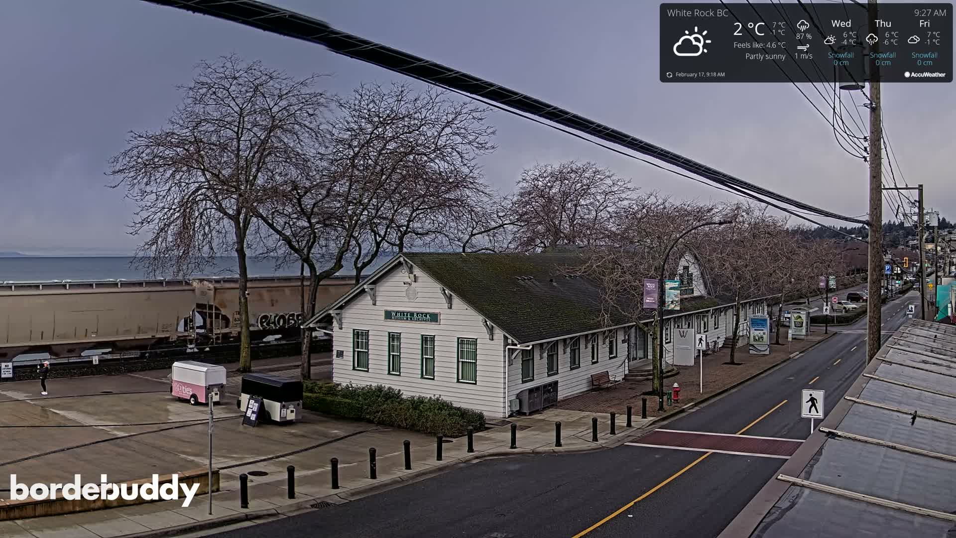 White Rock City Museum & Boundary Bay View Live Cam - White Rock, Metro Vancouver, British Columbia, Canada