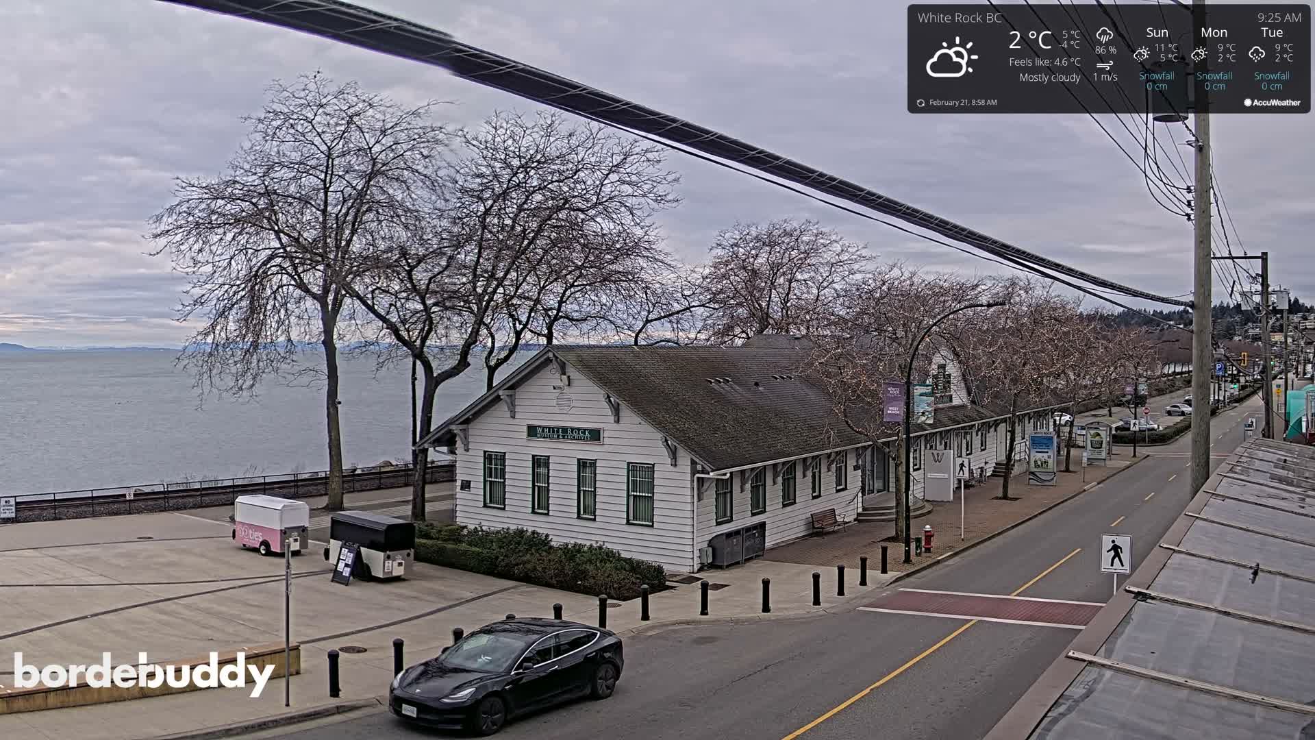 White Rock City Museum & Boundary Bay View Live Cam - White Rock, Metro Vancouver, British Columbia, Canada