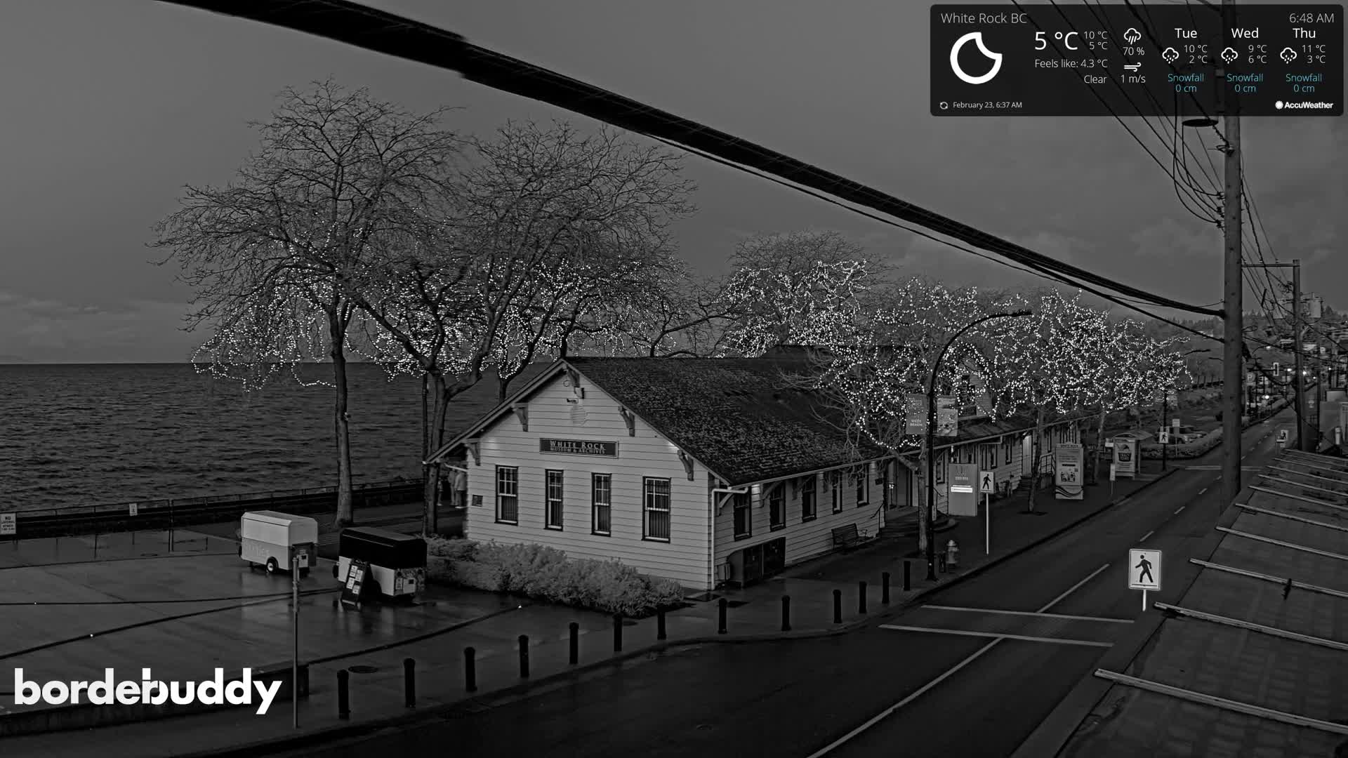 White Rock City Museum & Boundary Bay View Live Cam - White Rock, Metro Vancouver, British Columbia, Canada