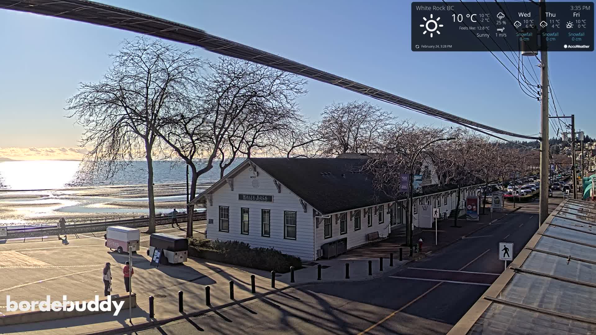 White Rock City Museum & Boundary Bay View Live Cam - White Rock, Metro Vancouver, British Columbia, Canada