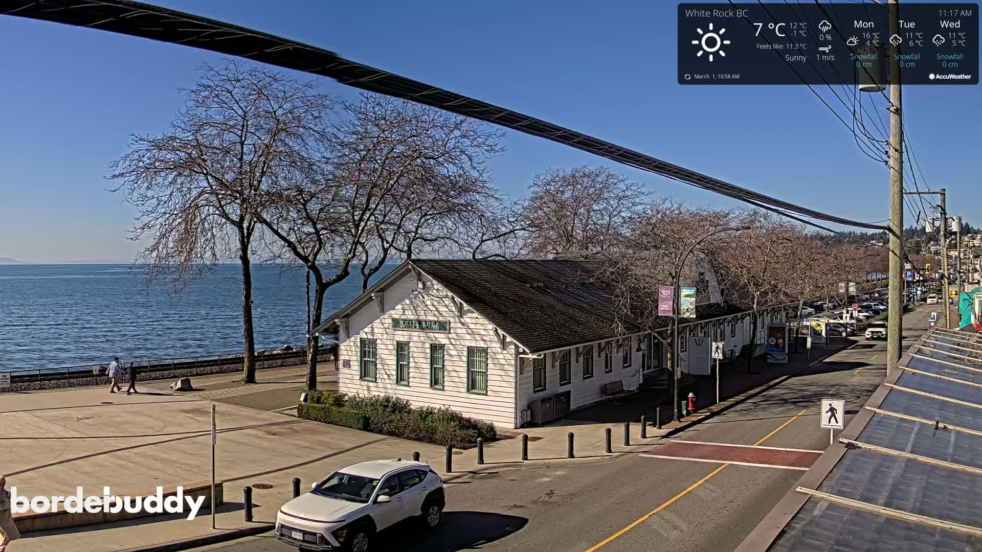 White Rock City Museum & Boundary Bay View Live Cam - White Rock, Metro Vancouver, British Columbia, Canada