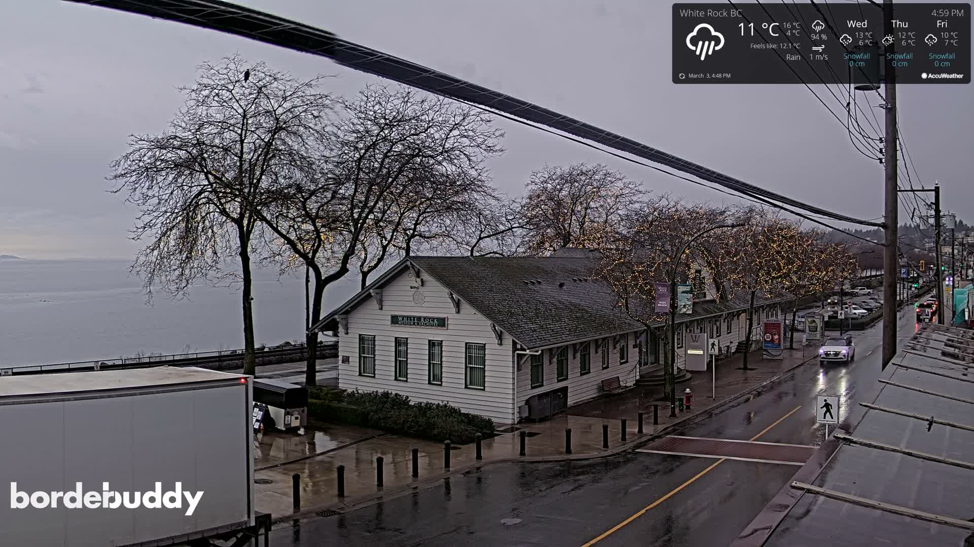 White Rock City Museum & Boundary Bay View Live Cam - White Rock, Metro Vancouver, British Columbia, Canada