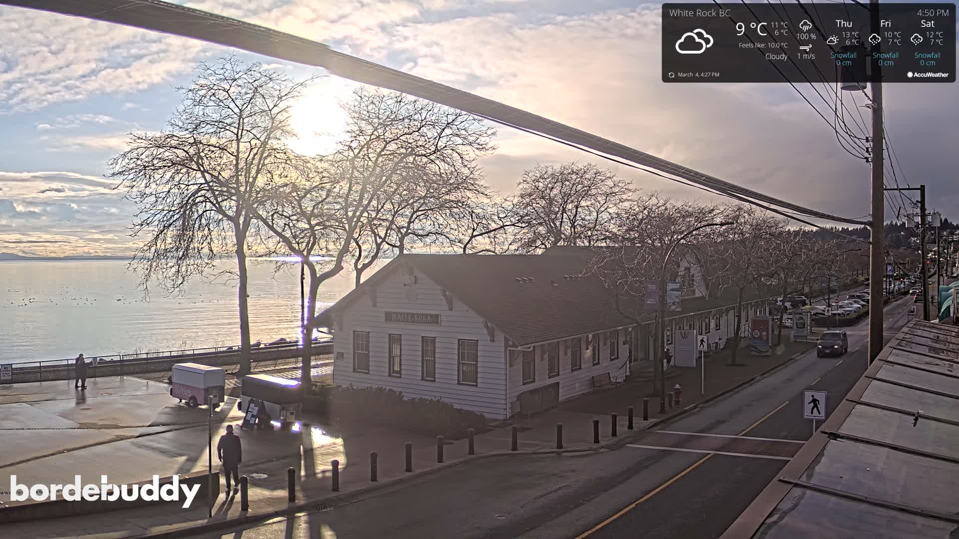 White Rock City Museum & Boundary Bay View Live Cam - White Rock, Metro Vancouver, British Columbia, Canada