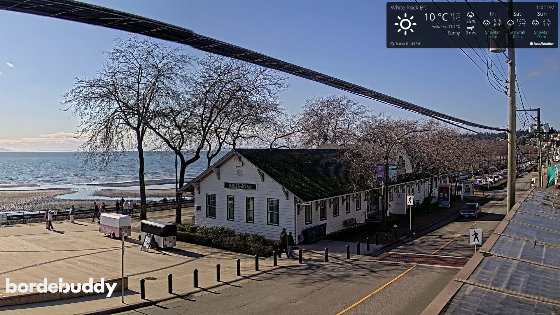 White Rock City Museum & Boundary Bay View Live Cam - White Rock, Metro Vancouver, British Columbia, Canada