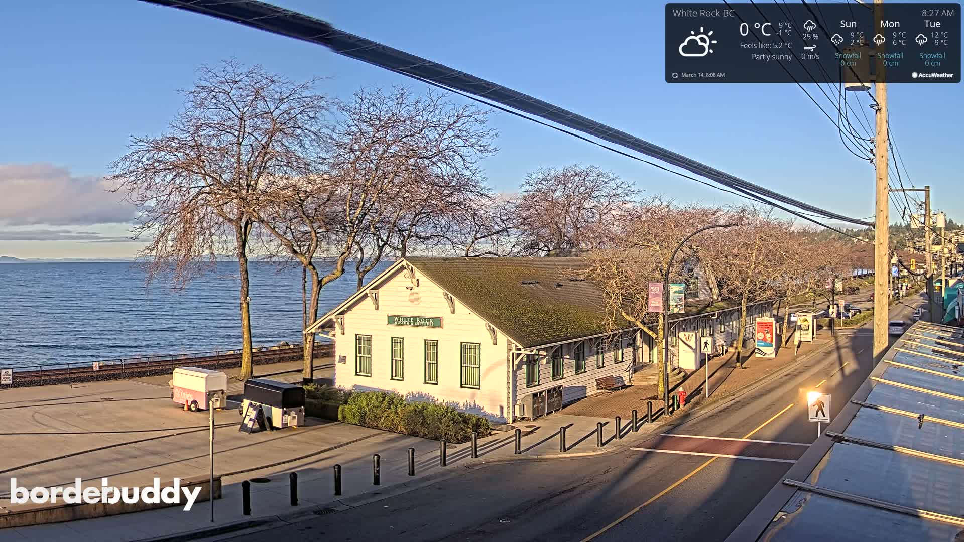 White Rock City Museum & Boundary Bay View Live Cam - White Rock, Metro Vancouver, British Columbia, Canada
