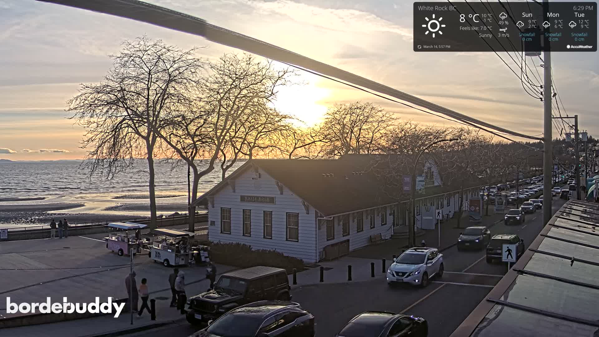 White Rock City Museum & Boundary Bay View Live Cam - White Rock, Metro Vancouver, British Columbia, Canada